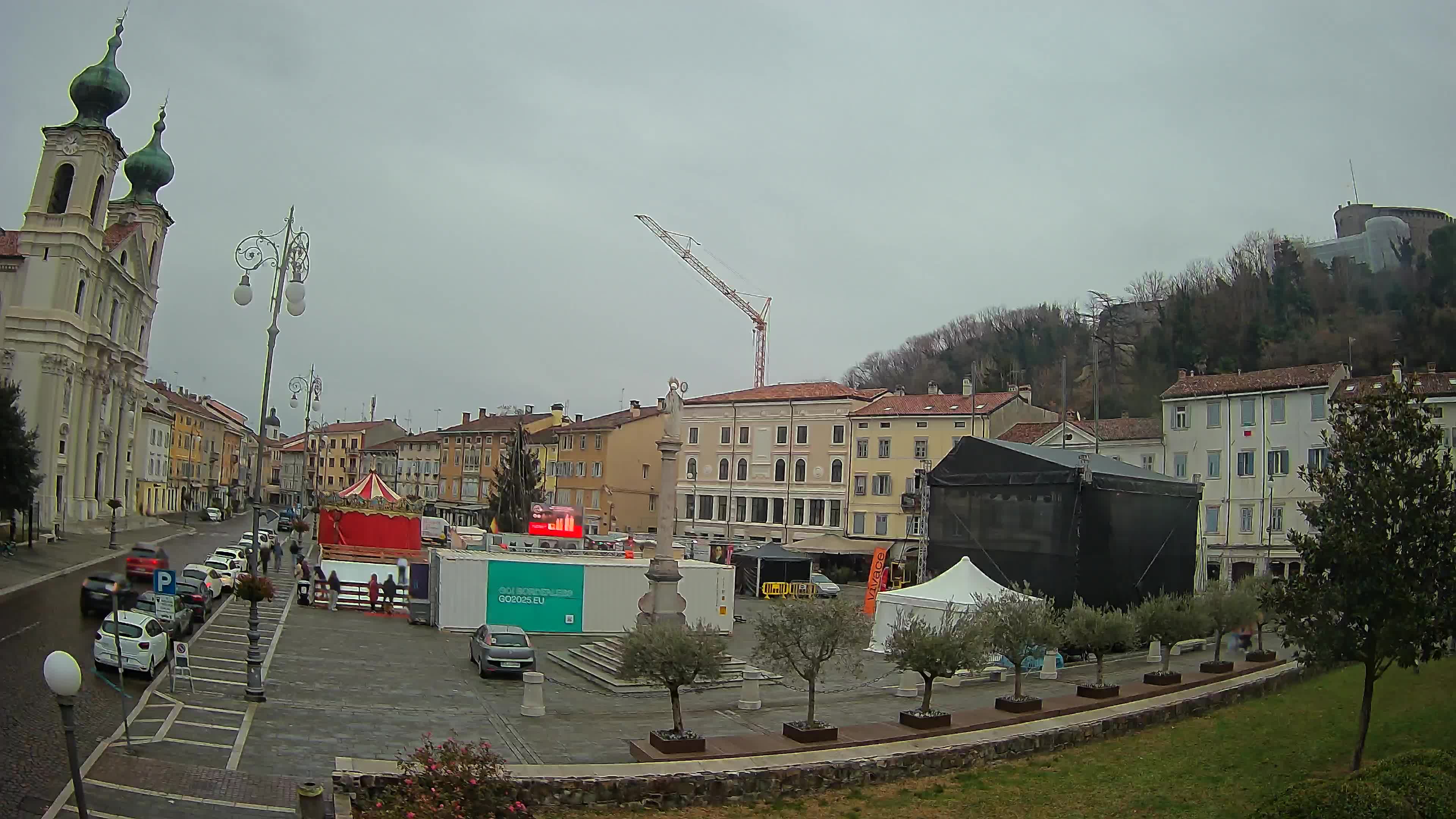 Gorizia – Place Vittoria – Cathédrale st. Ignazio