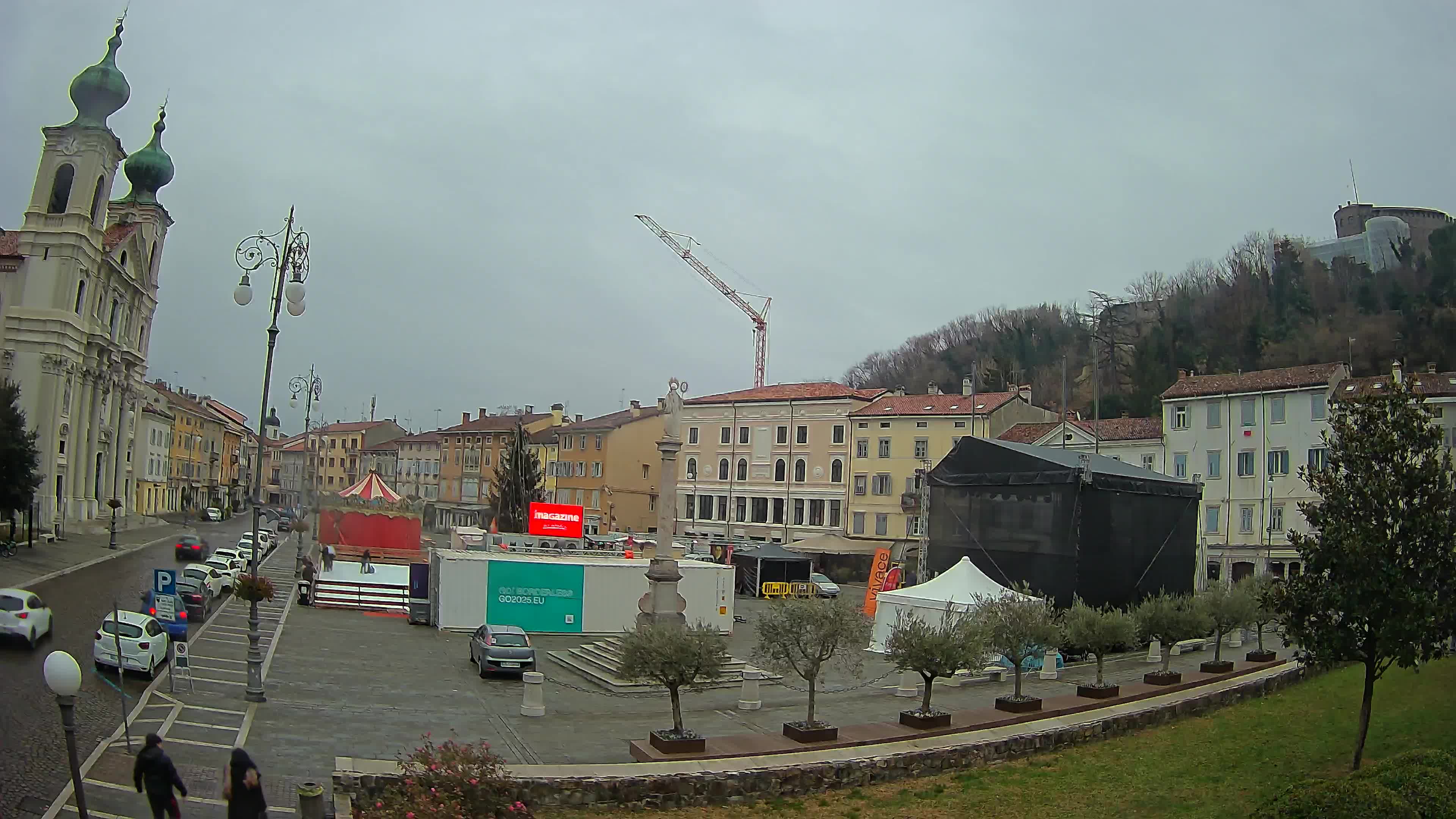 Webcam Gorizia Vittoria square – Cathedral of st. Ignazio