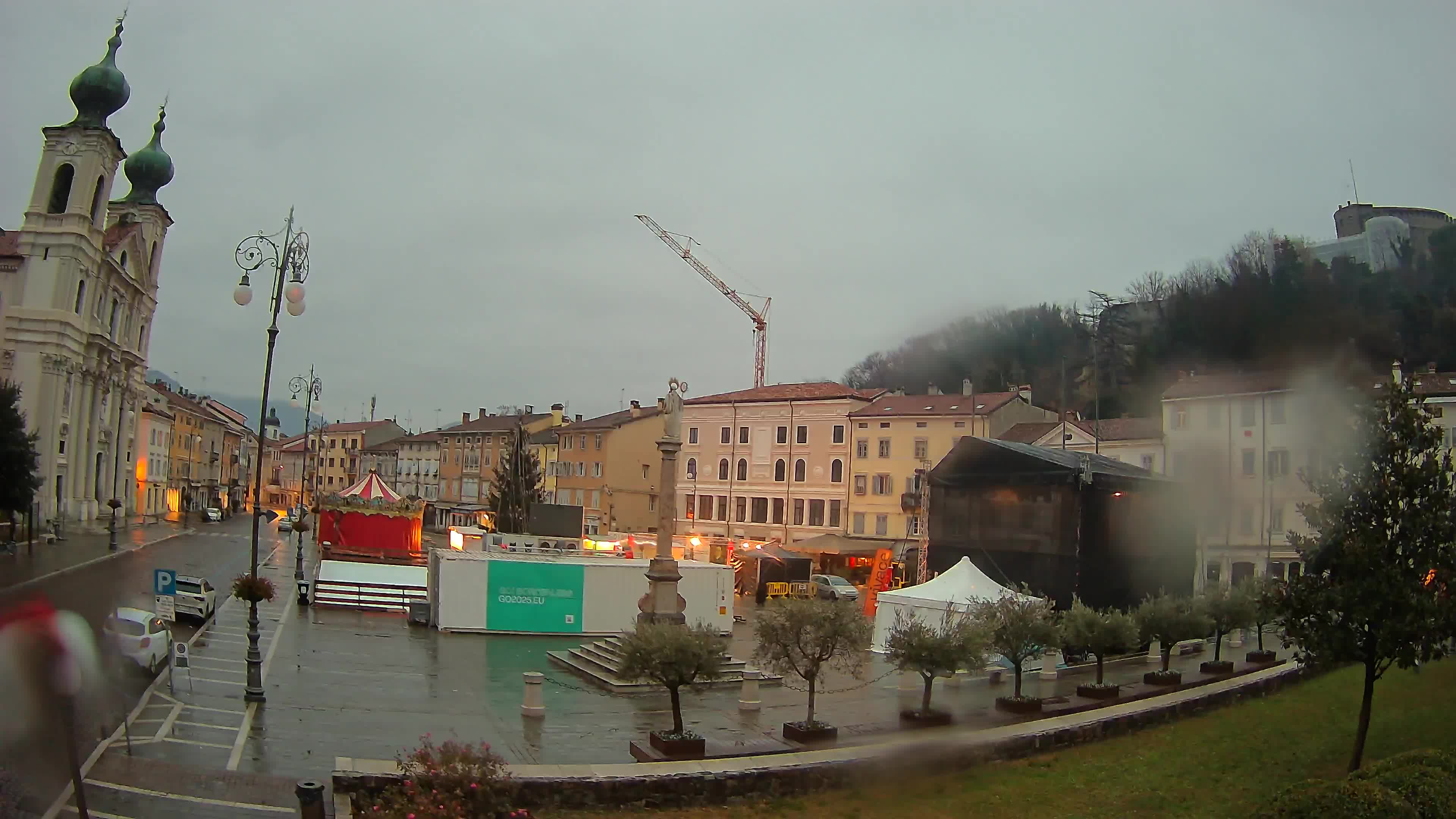 Webcam Gorizia Vittoria square – Cathedral of st. Ignazio