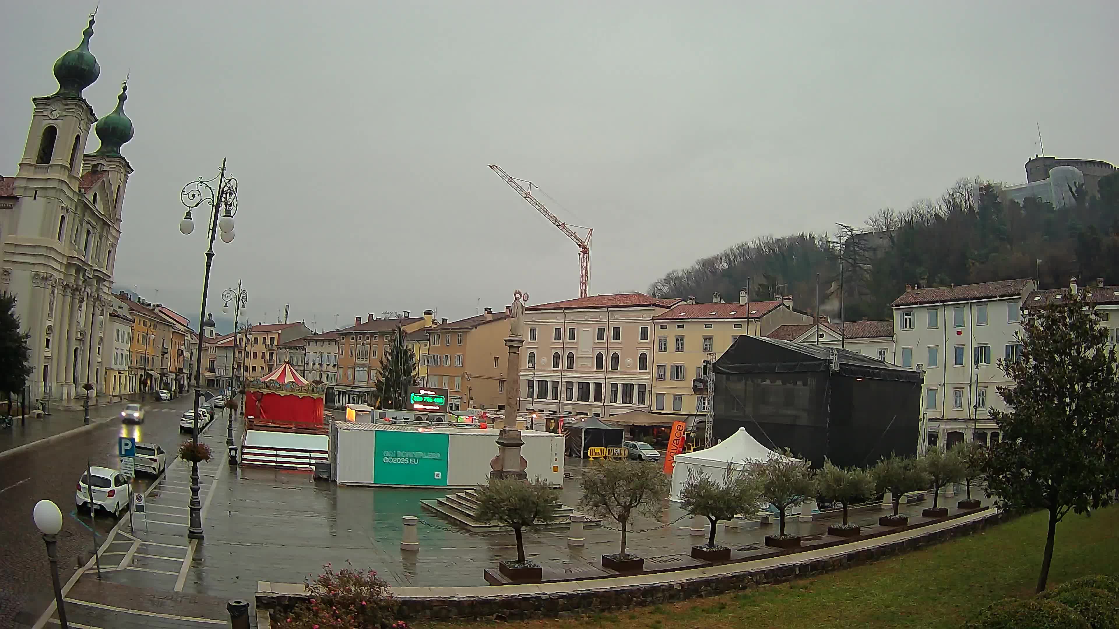 Webcam Gorizia Vittoria square – Cathedral of st. Ignazio