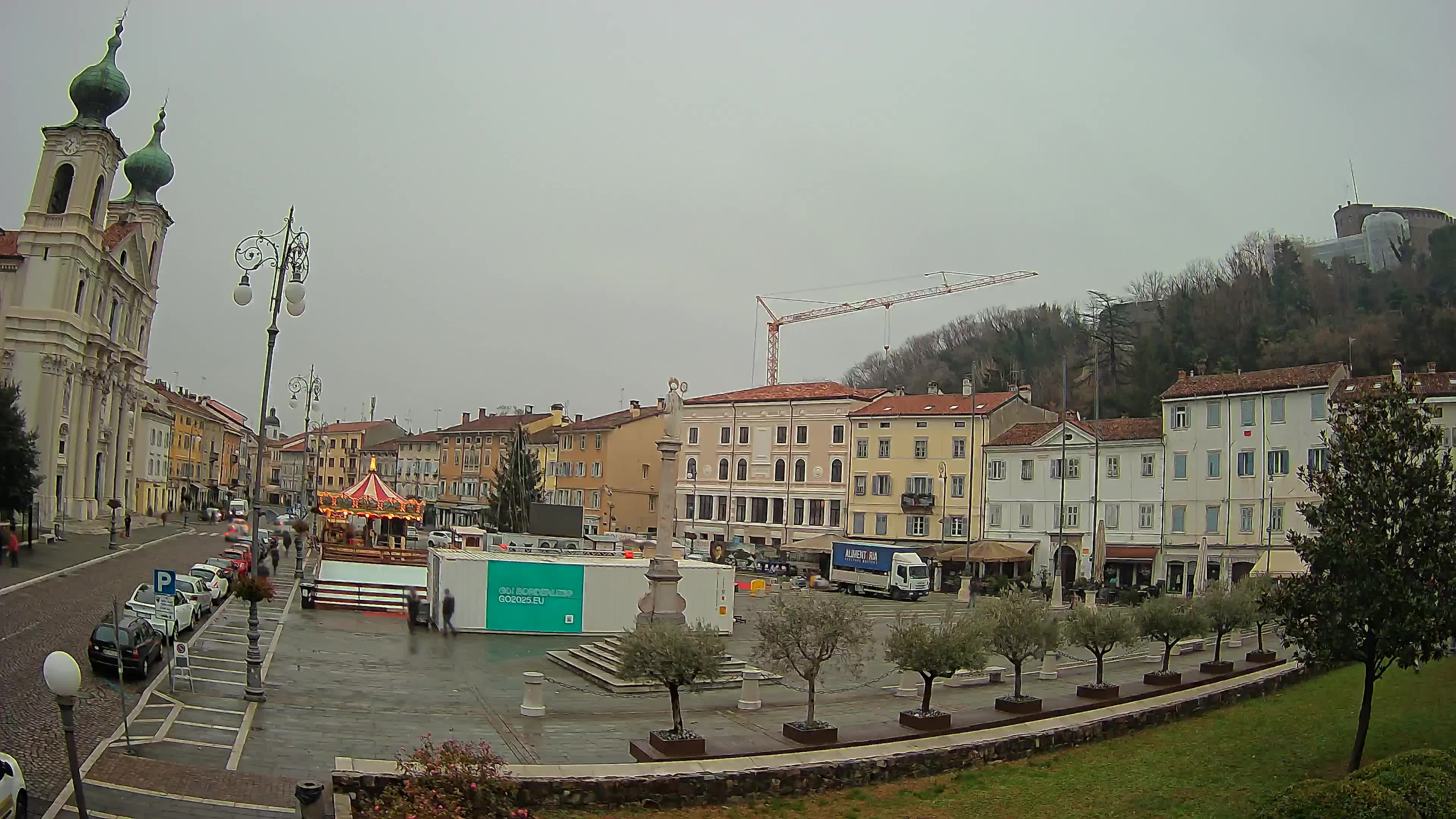 Webcam Gorizia Vittoria square – Cathedral of st. Ignazio