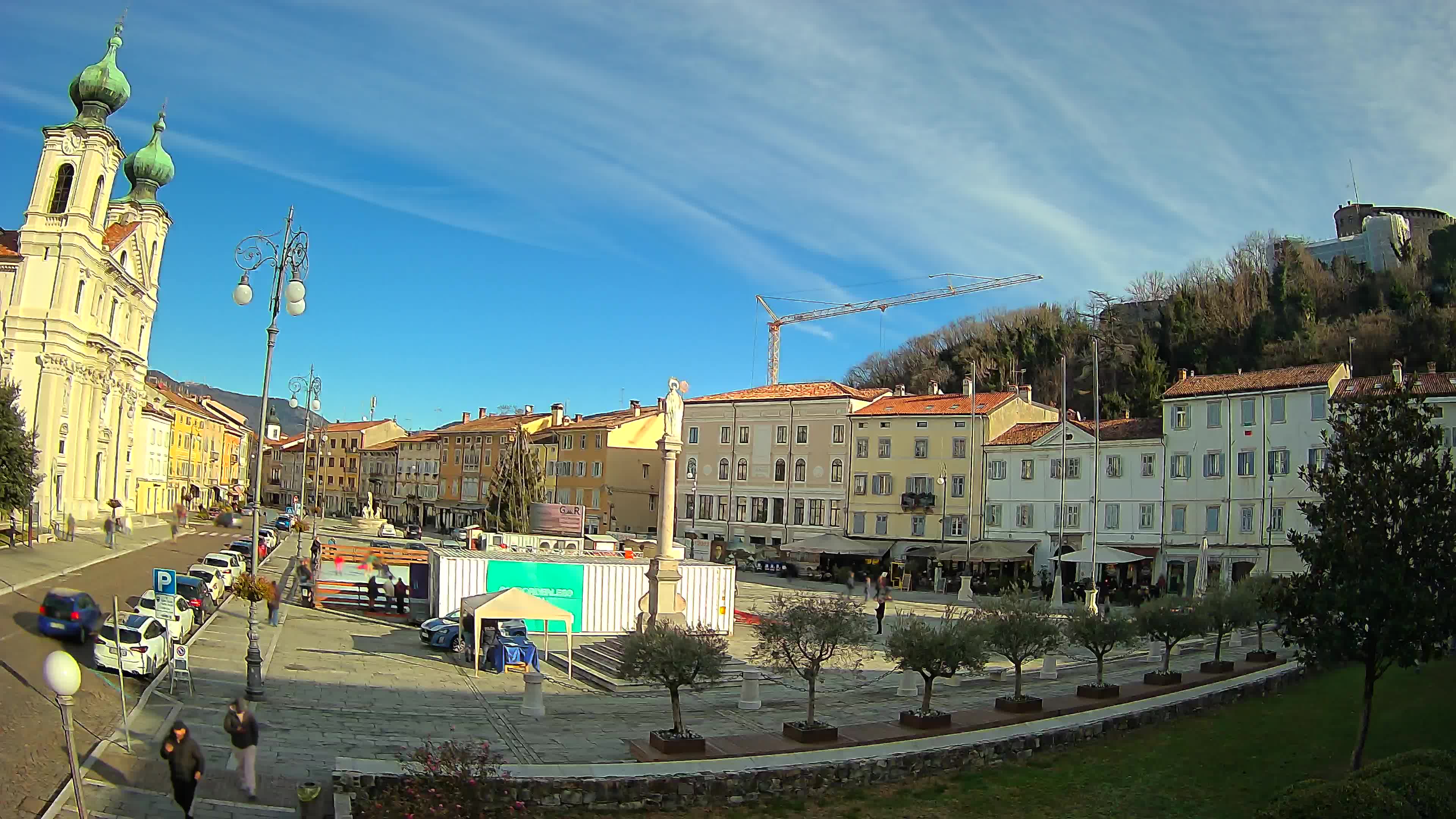 Webcam Gorizia Piazza della Vittoria e Duomo di S. Ignazio