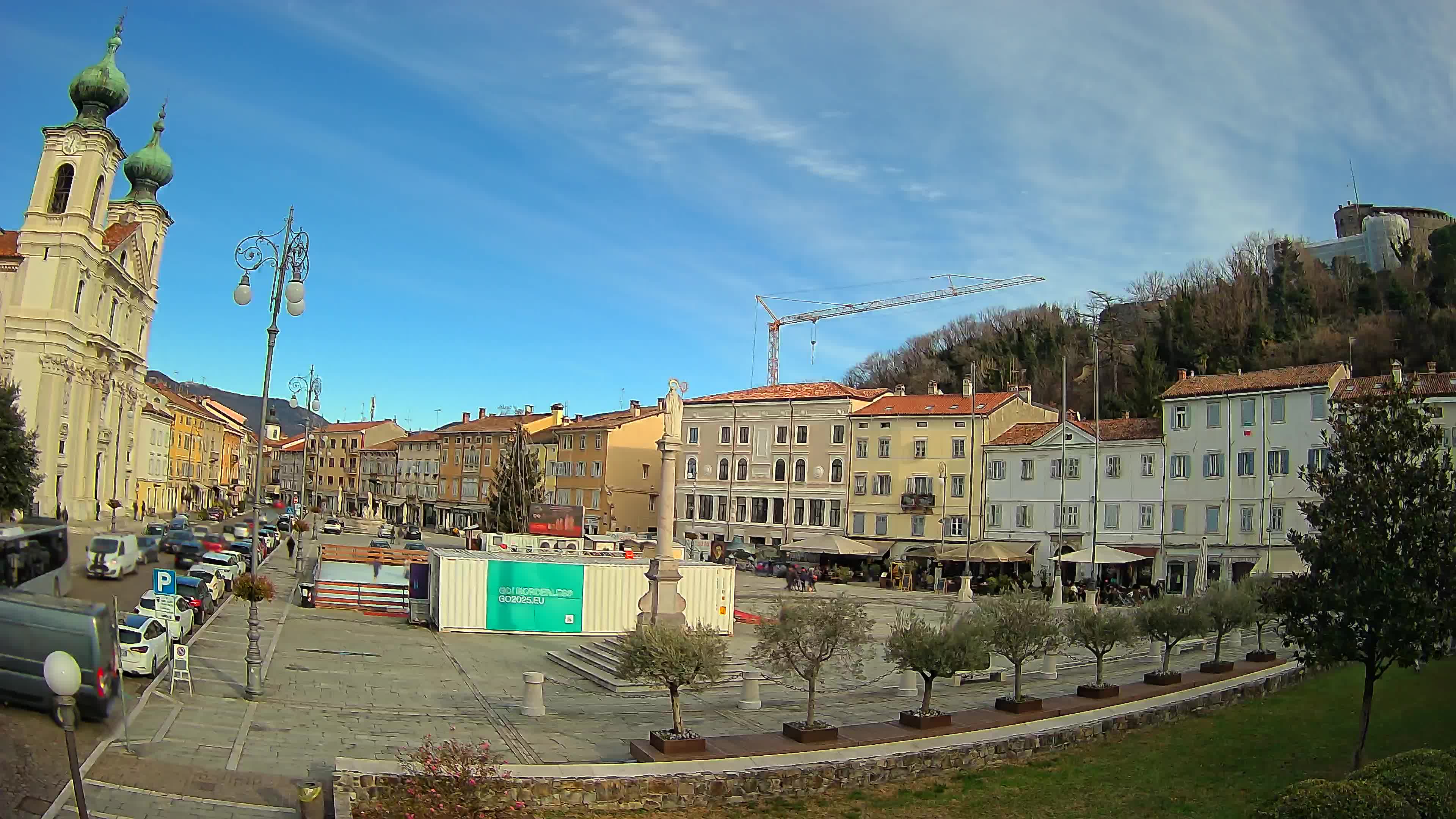 Webcam Gorizia Vittoria square – Cathedral of st. Ignazio