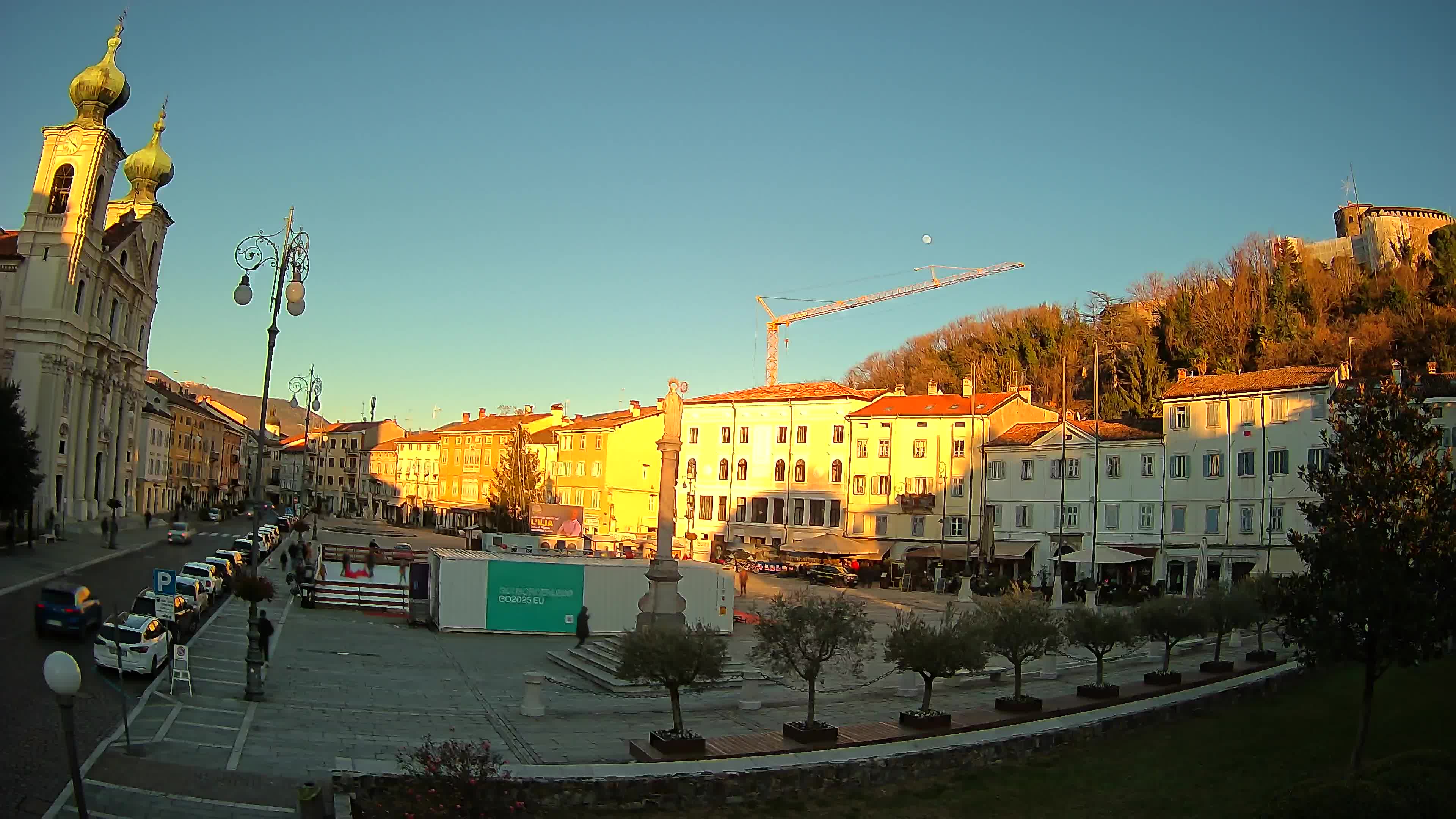 Webcam Gorizia Vittoria square – Cathedral of st. Ignazio