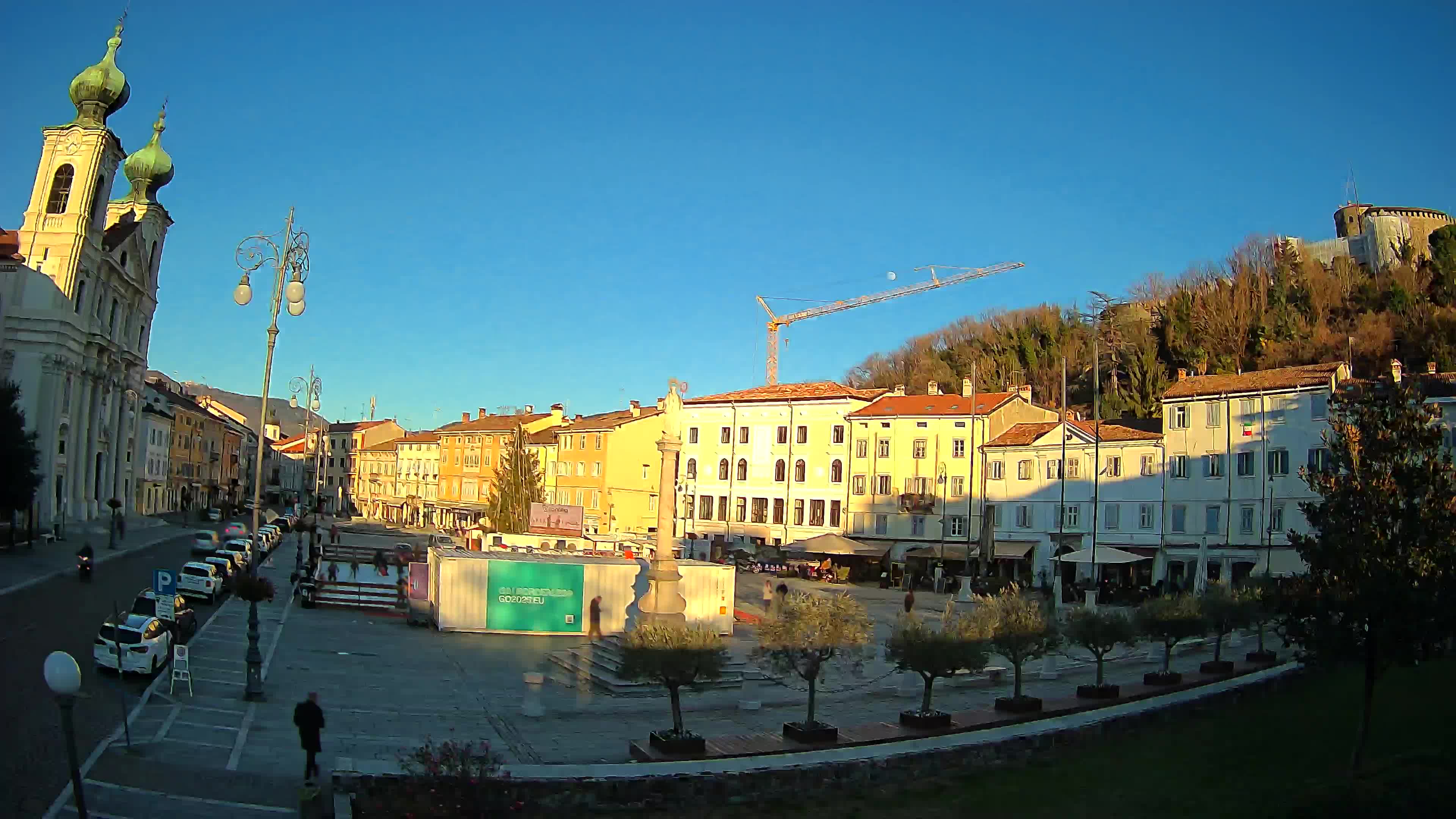 Webcam Gorizia Vittoria square – Cathedral of st. Ignazio