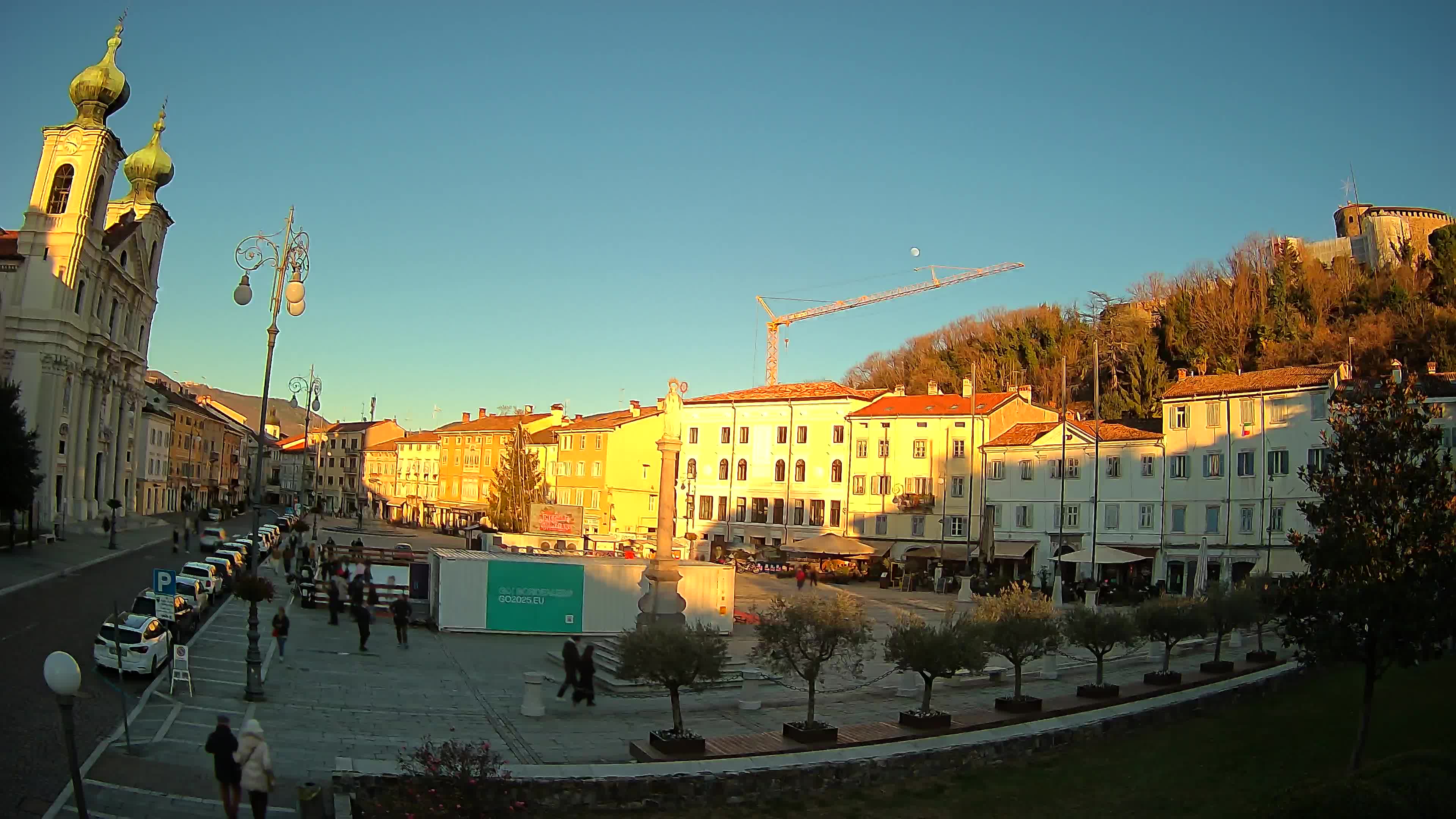 Webcam Gorizia Vittoria square – Cathedral of st. Ignazio