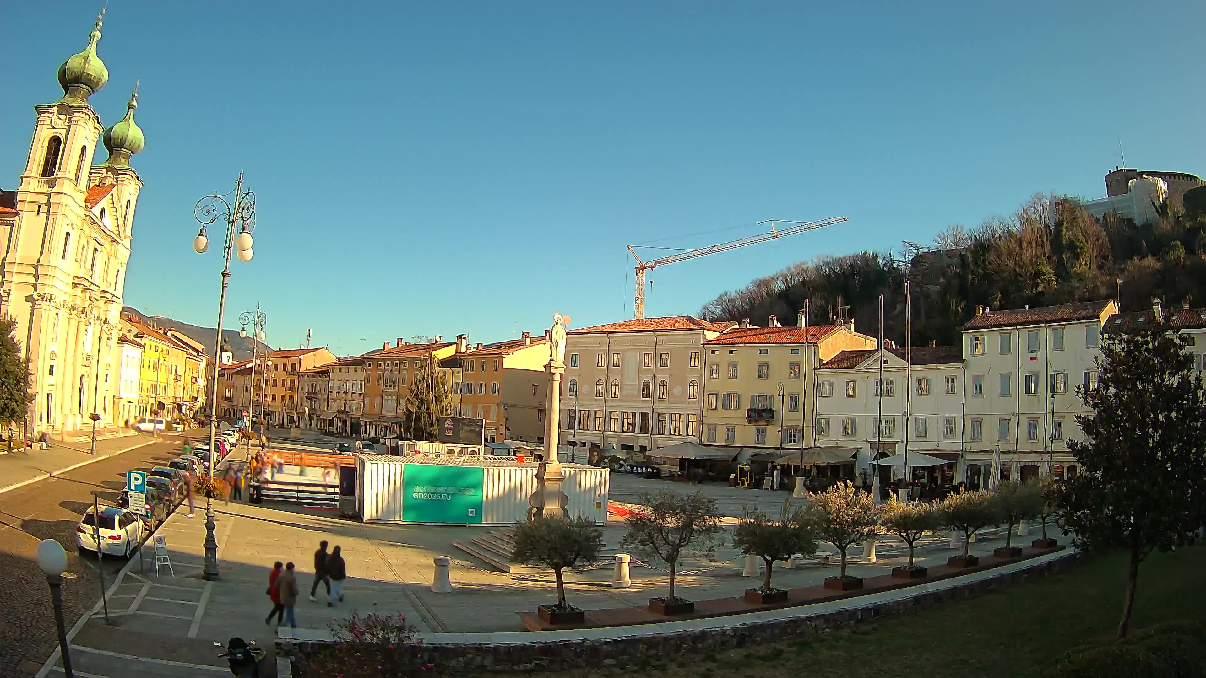 Webcam Gorizia Vittoria square – Cathedral of st. Ignazio