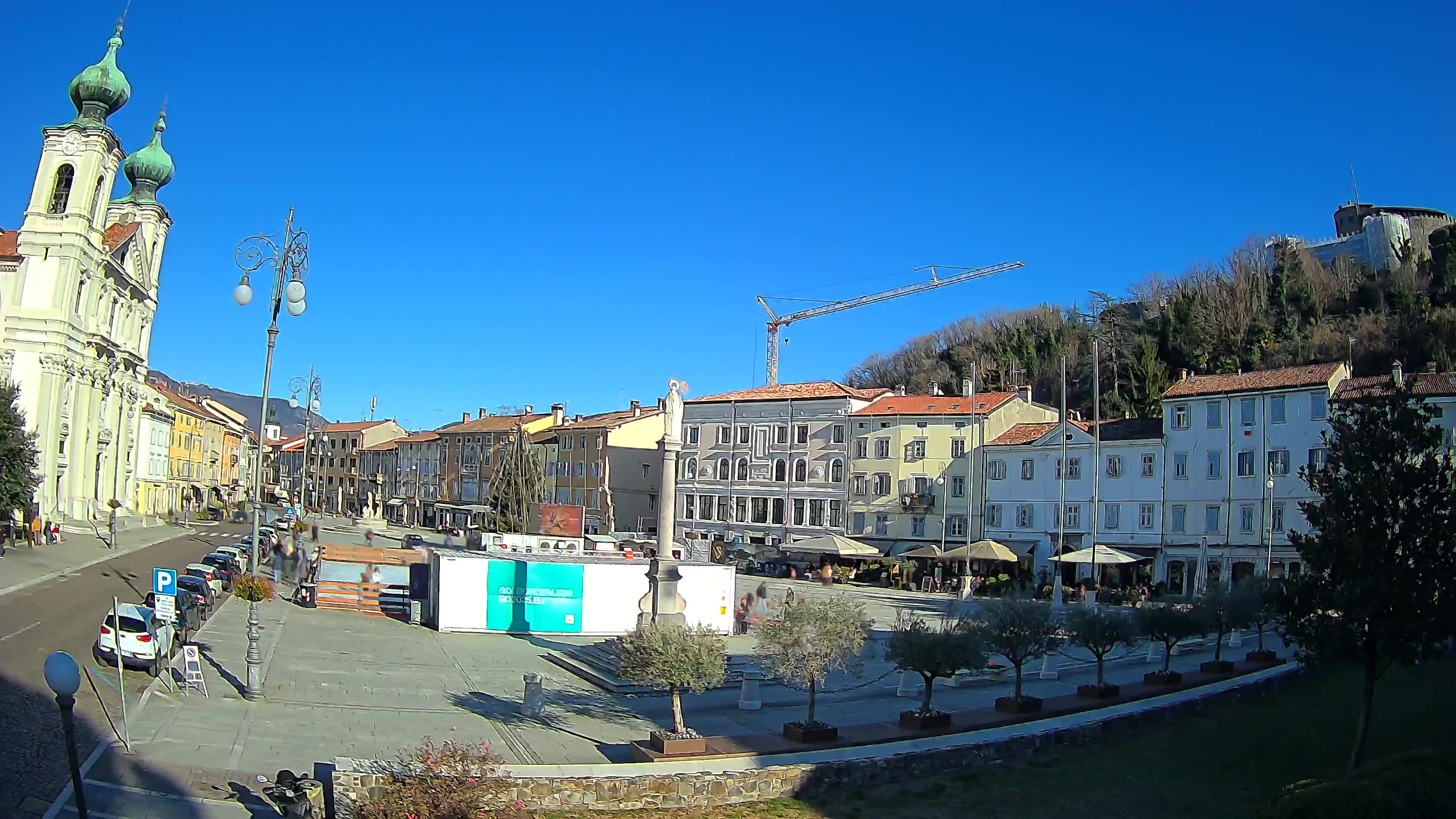 Webcam Gorizia Vittoria square – Cathedral of st. Ignazio