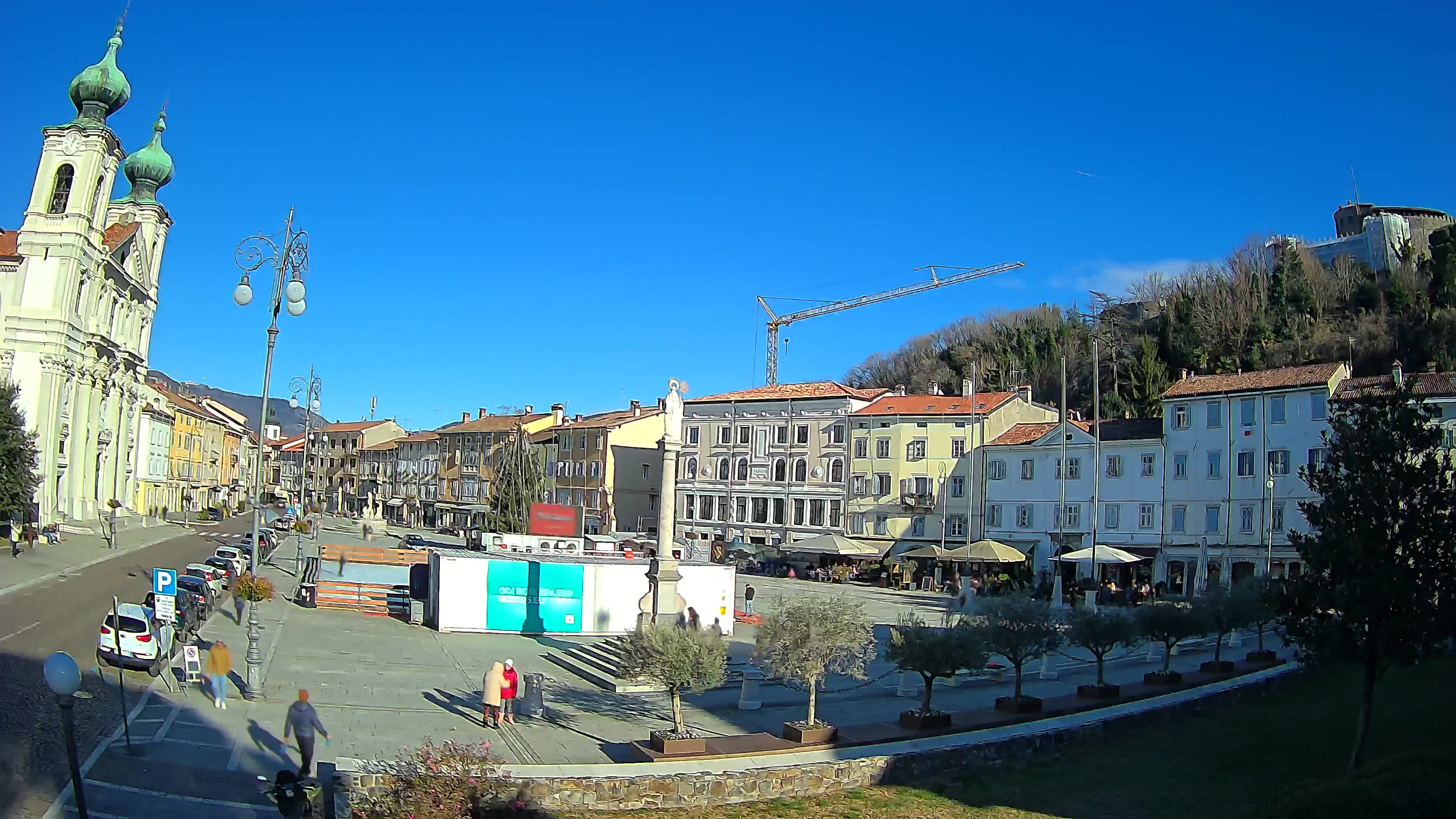 Webcam Gorizia Vittoria square – Cathedral of st. Ignazio