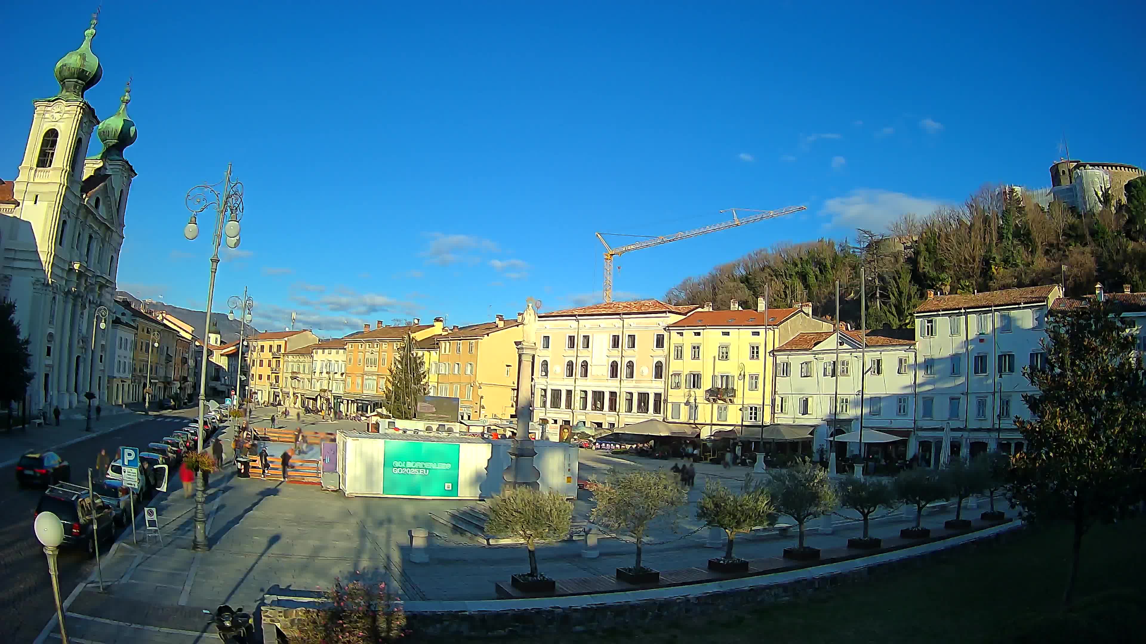 Webcam Gorizia Vittoria square – Cathedral of st. Ignazio