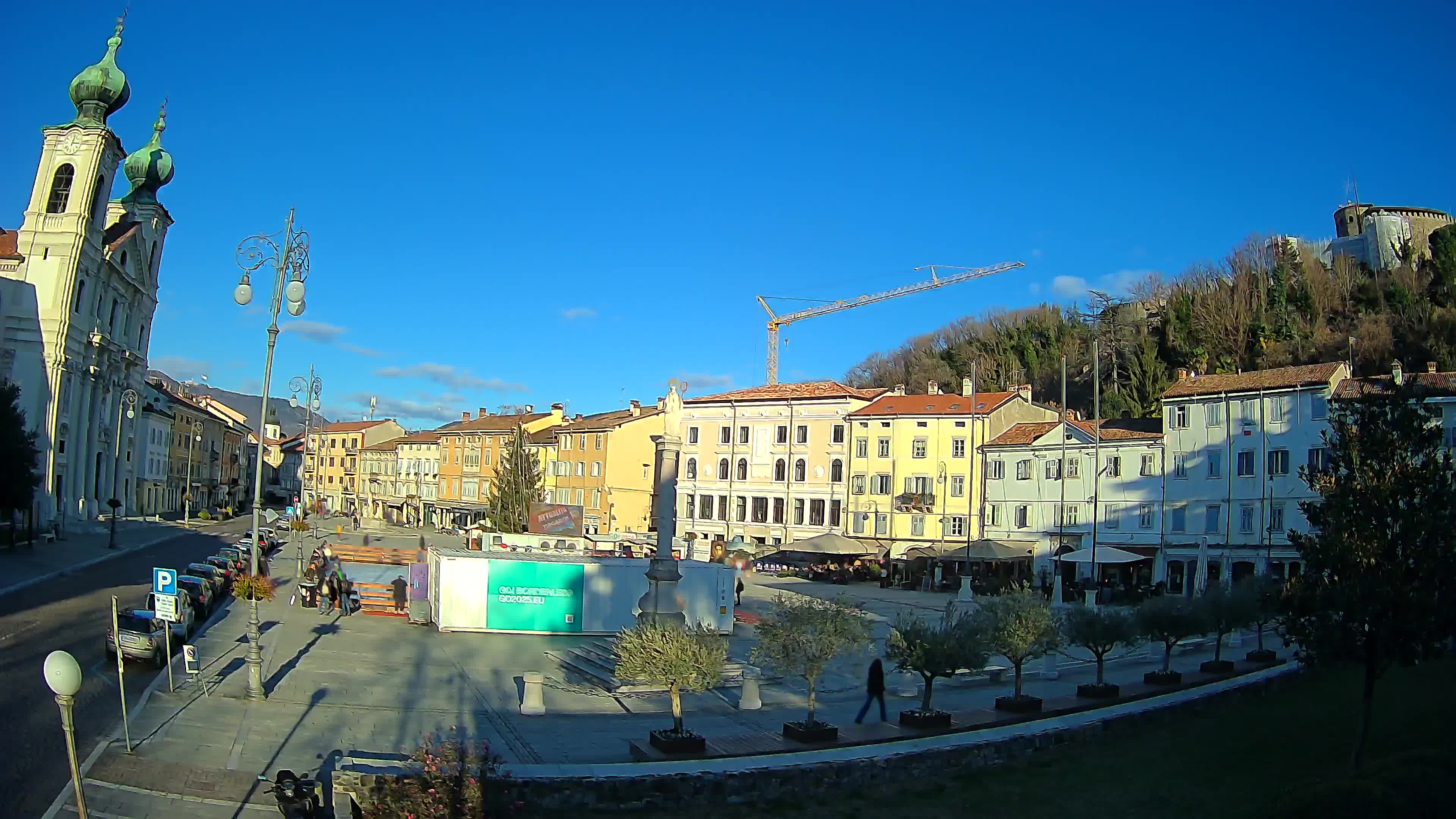 Webcam Gorizia Vittoria square – Cathedral of st. Ignazio