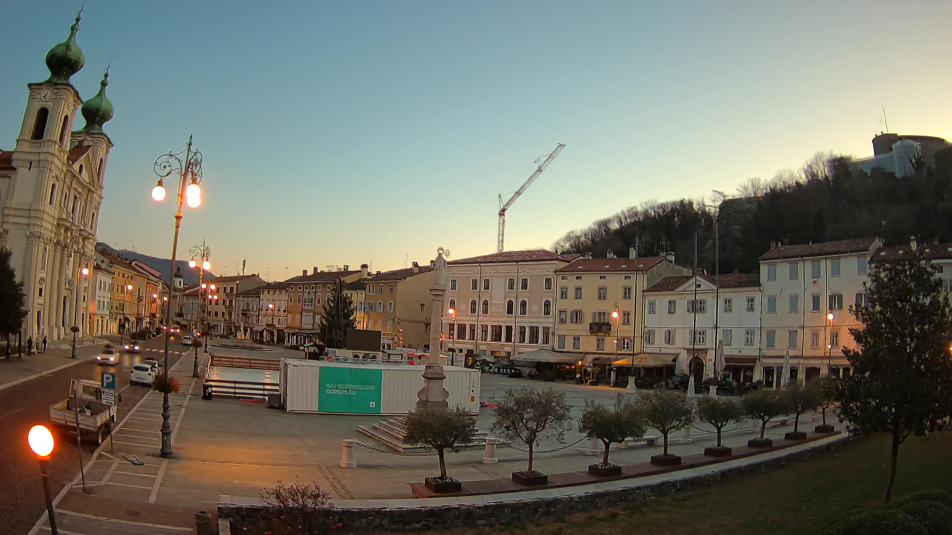 Webcam Gorizia Vittoria square – Cathedral of st. Ignazio