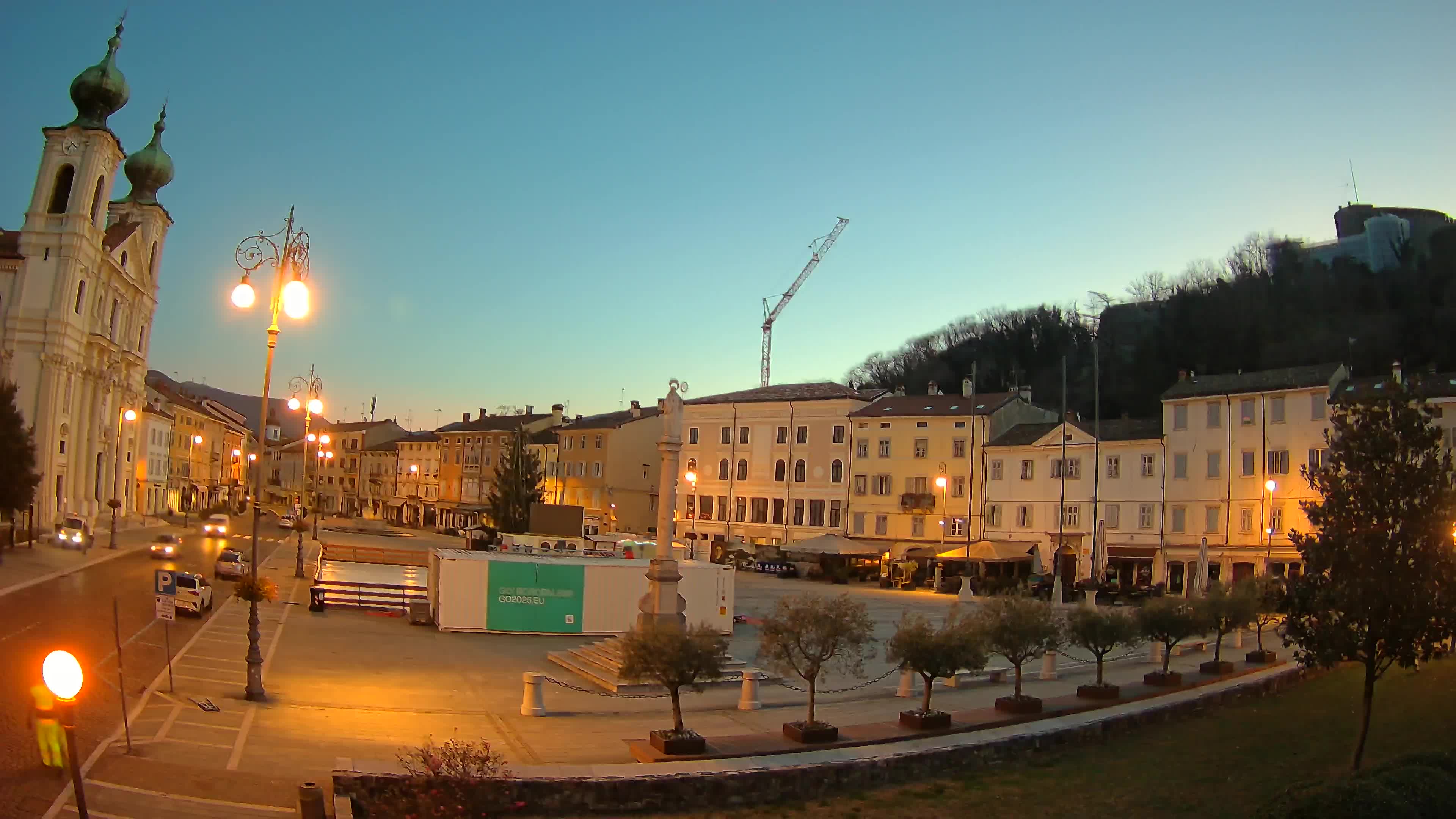 Webcam Gorizia Vittoria square – Cathedral of st. Ignazio