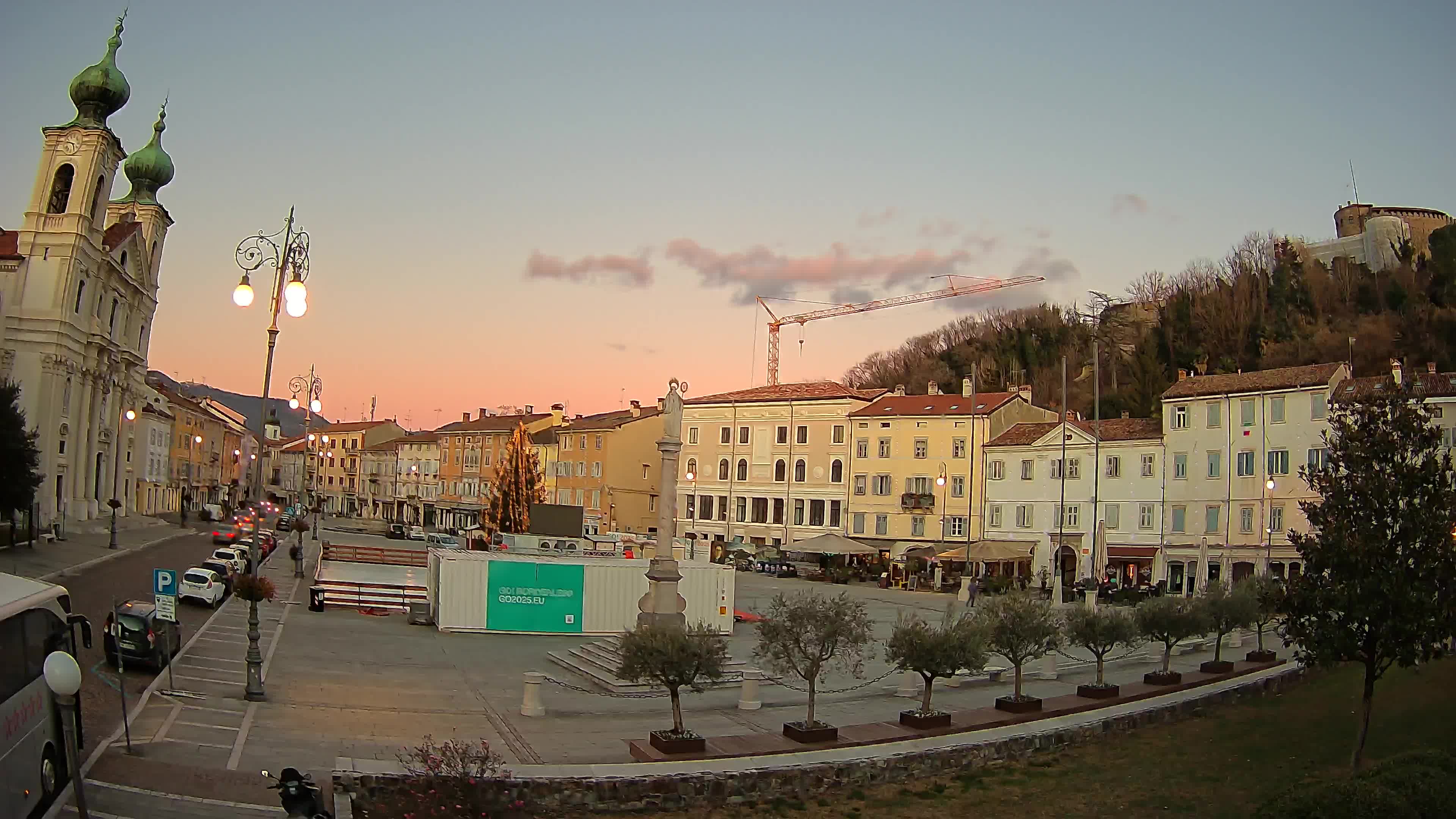 Webcam Gorizia Vittoria square – Cathedral of st. Ignazio