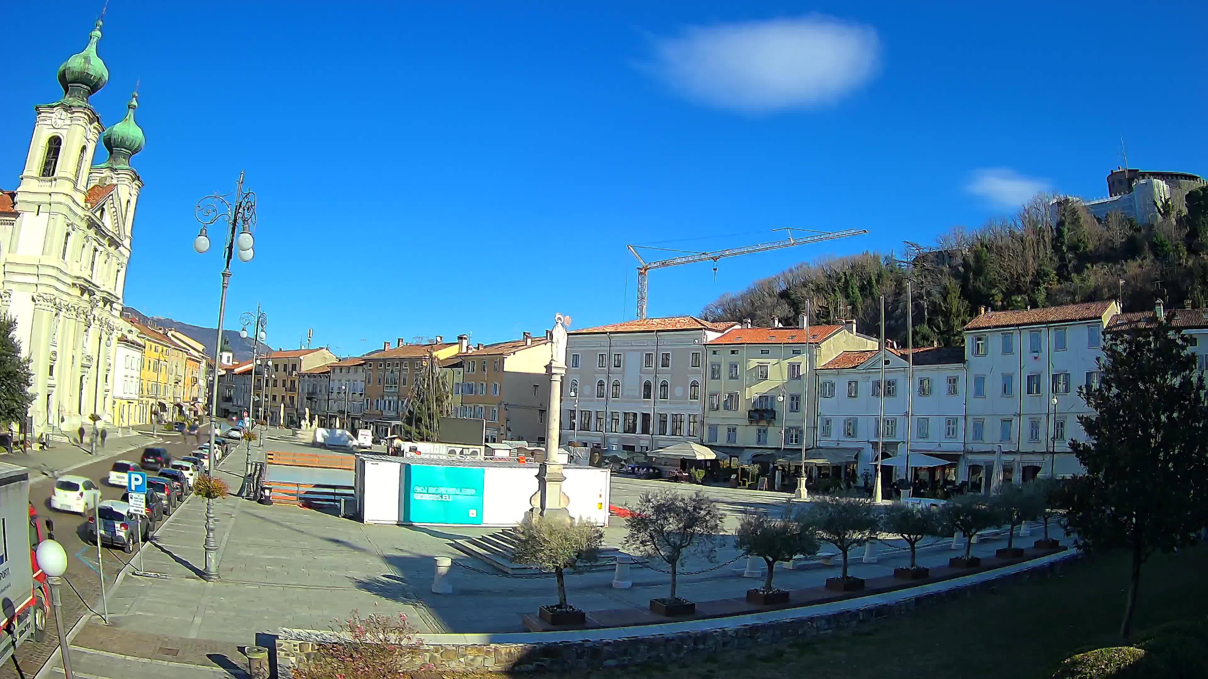 Webcam Gorizia Vittoria square – Cathedral of st. Ignazio