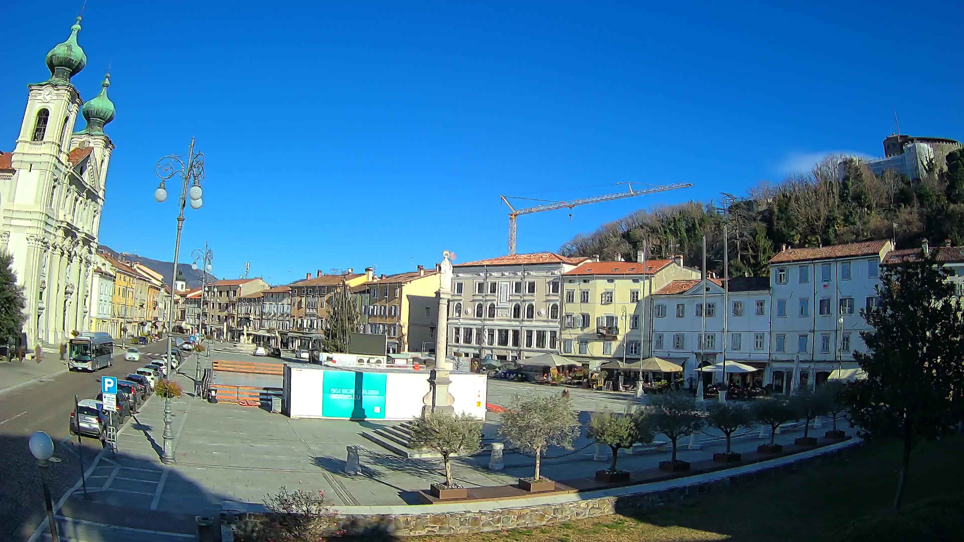 Webcam Gorizia Vittoria square – Cathedral of st. Ignazio