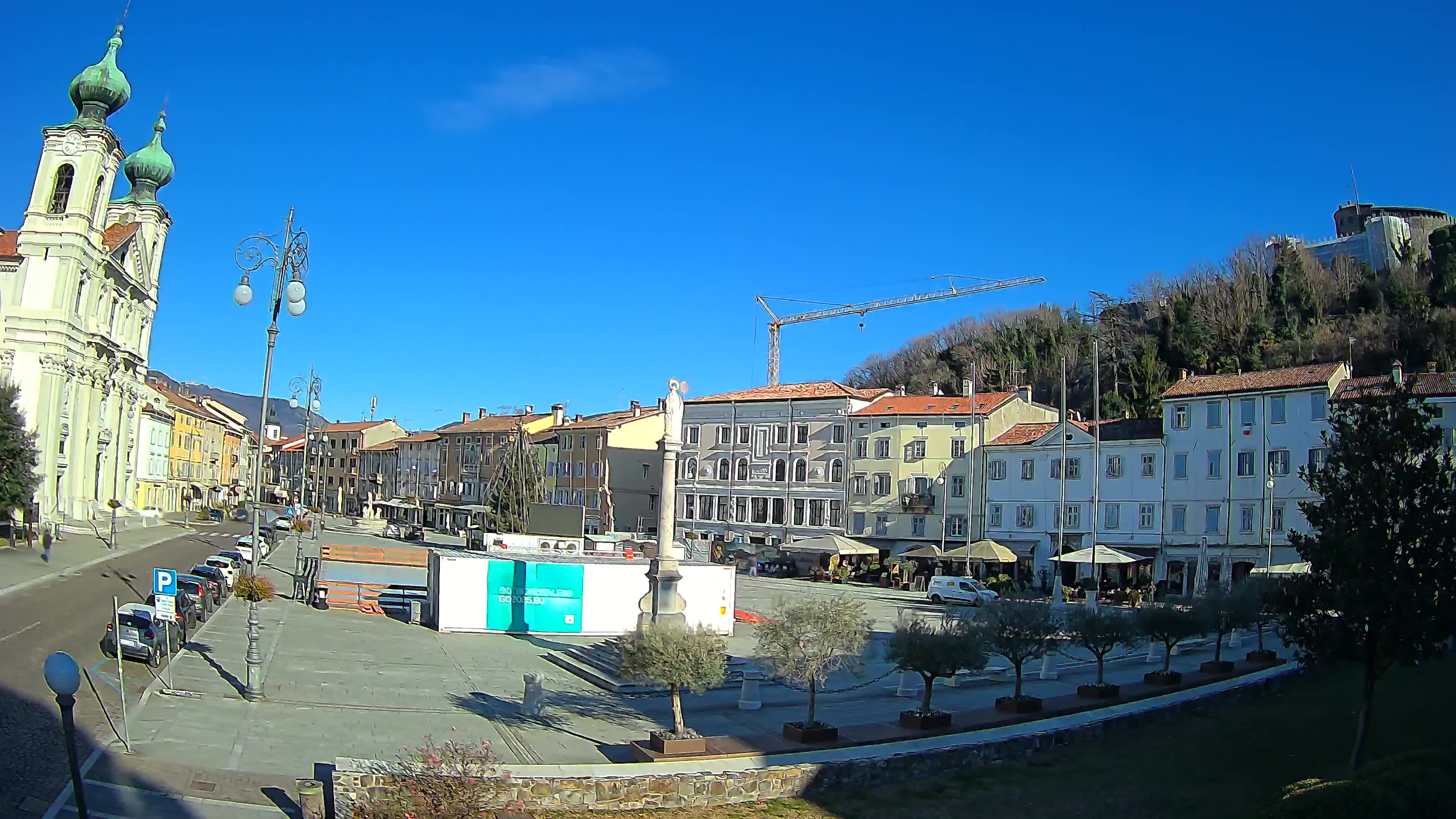 Webcam Gorizia Vittoria square – Cathedral of st. Ignazio