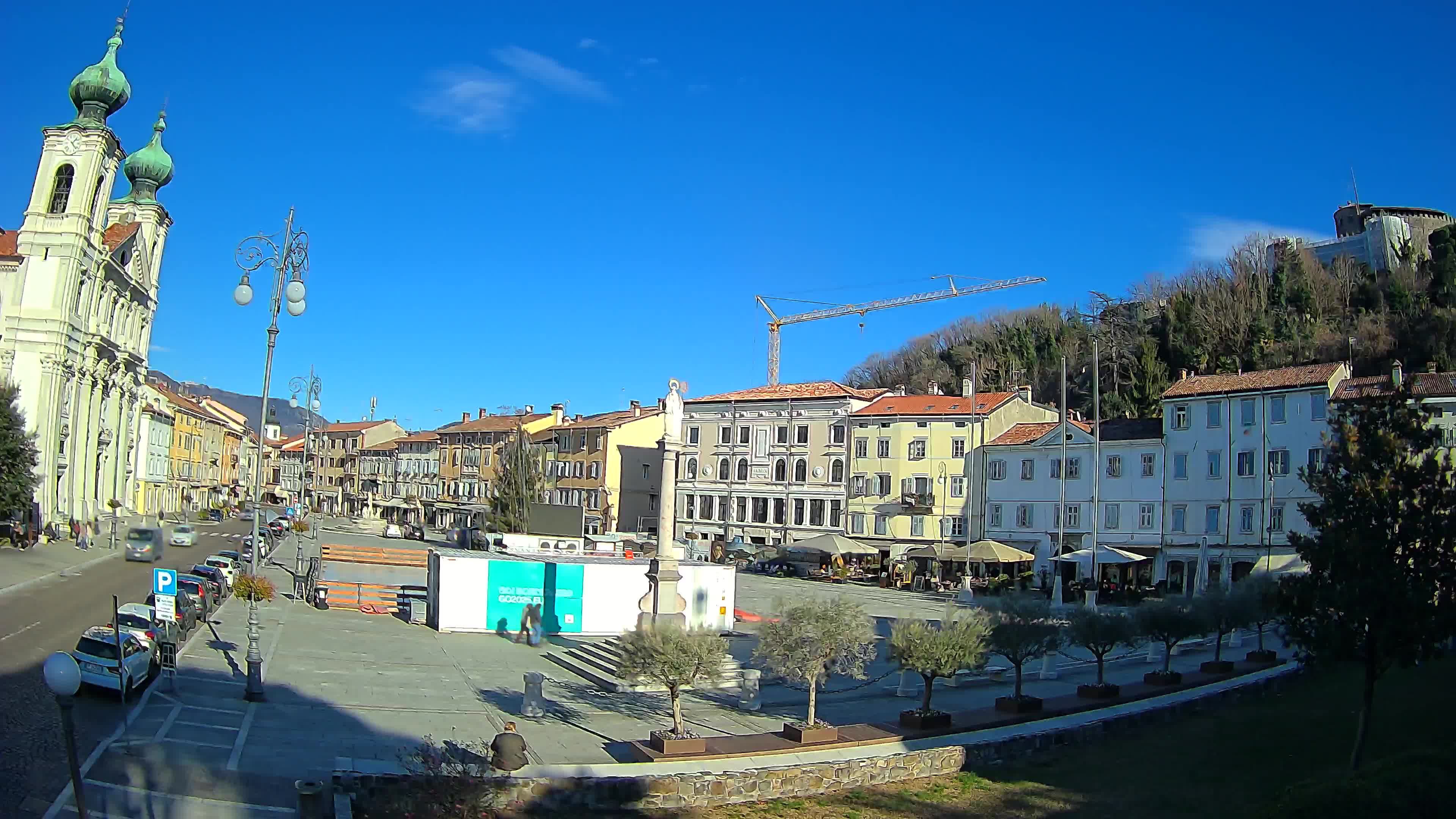 Webcam Gorizia Vittoria square – Cathedral of st. Ignazio