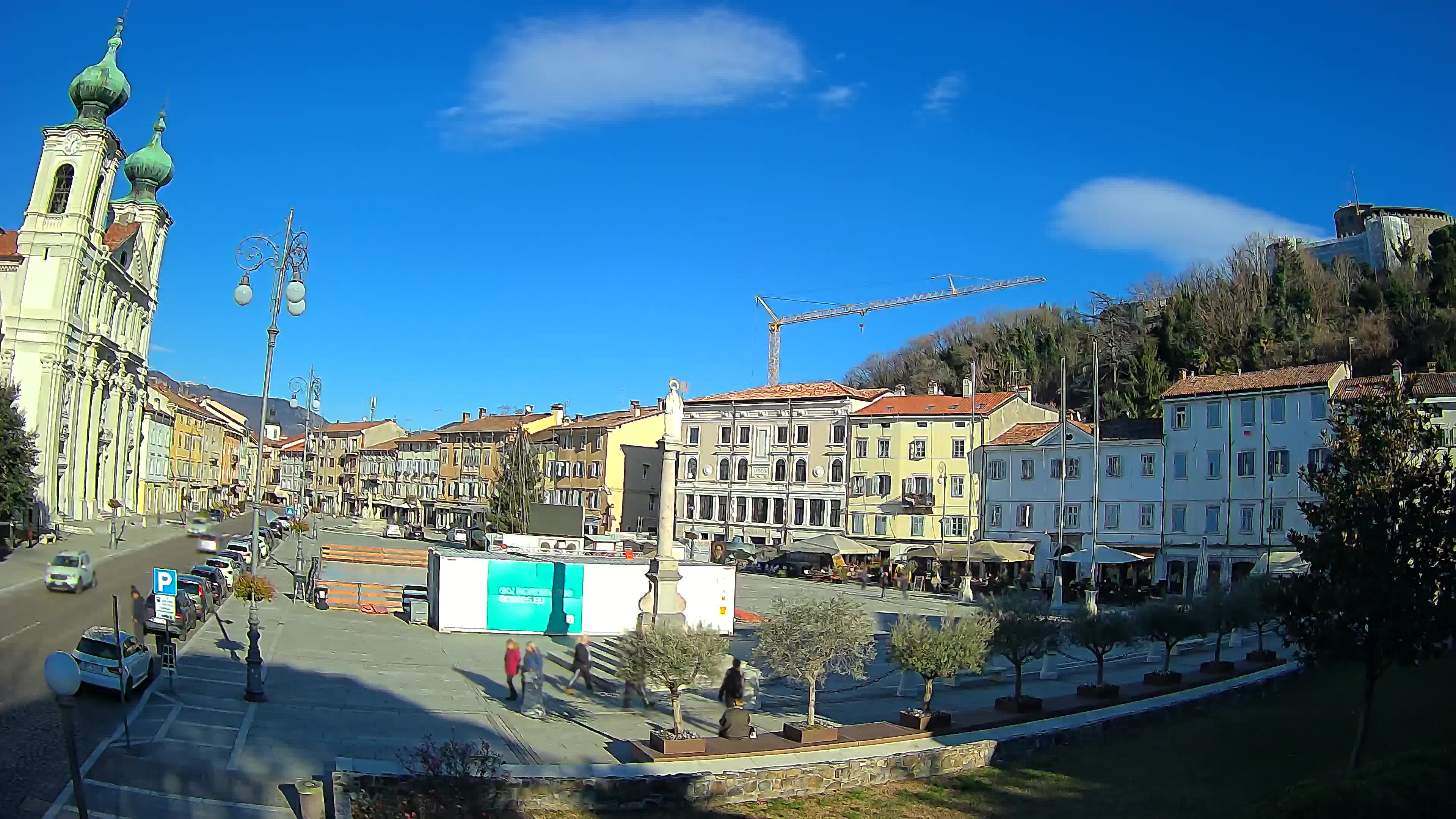 Webcam Gorizia Vittoria square – Cathedral of st. Ignazio