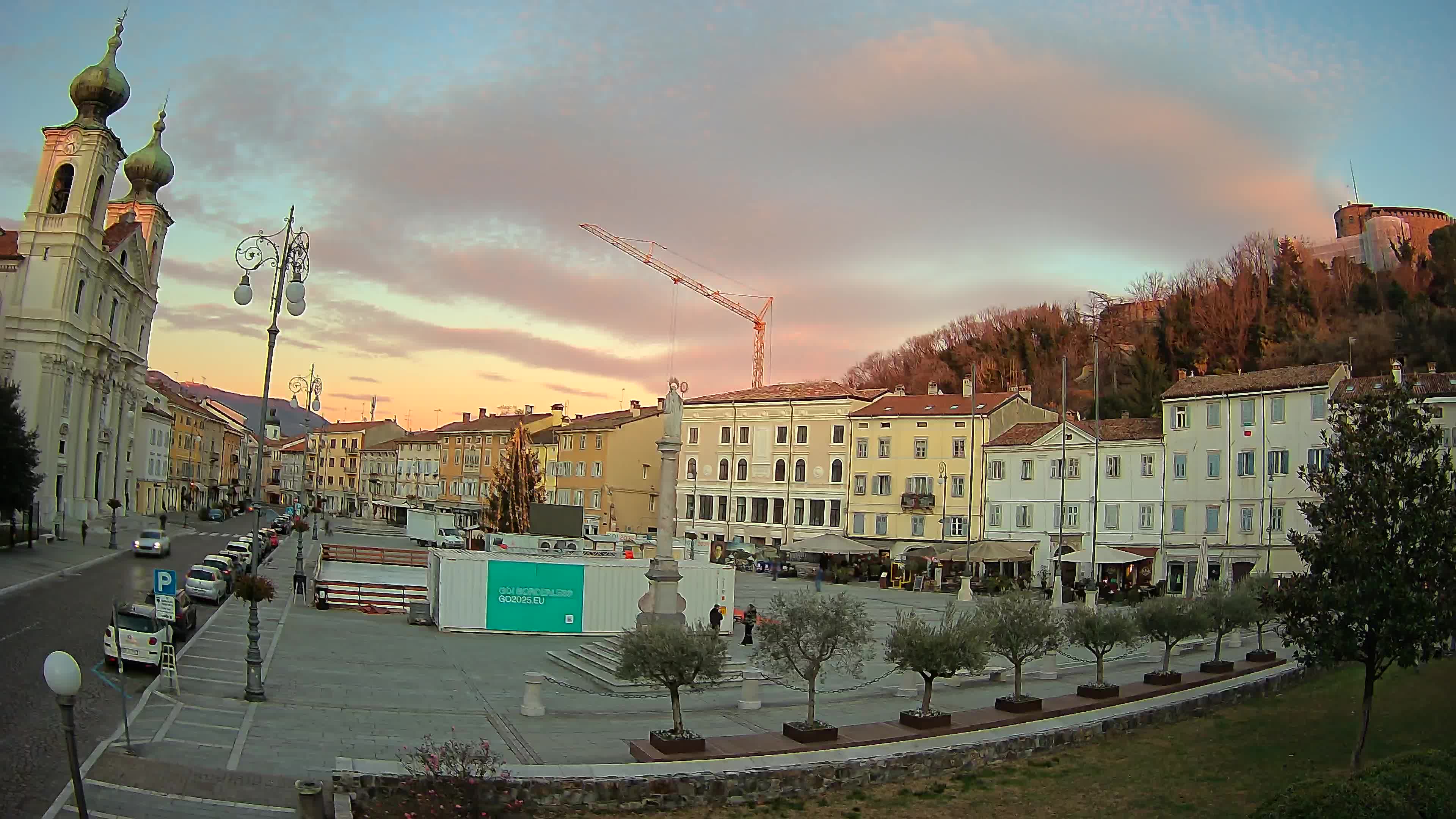 Webcam Gorizia Vittoria square – Cathedral of st. Ignazio