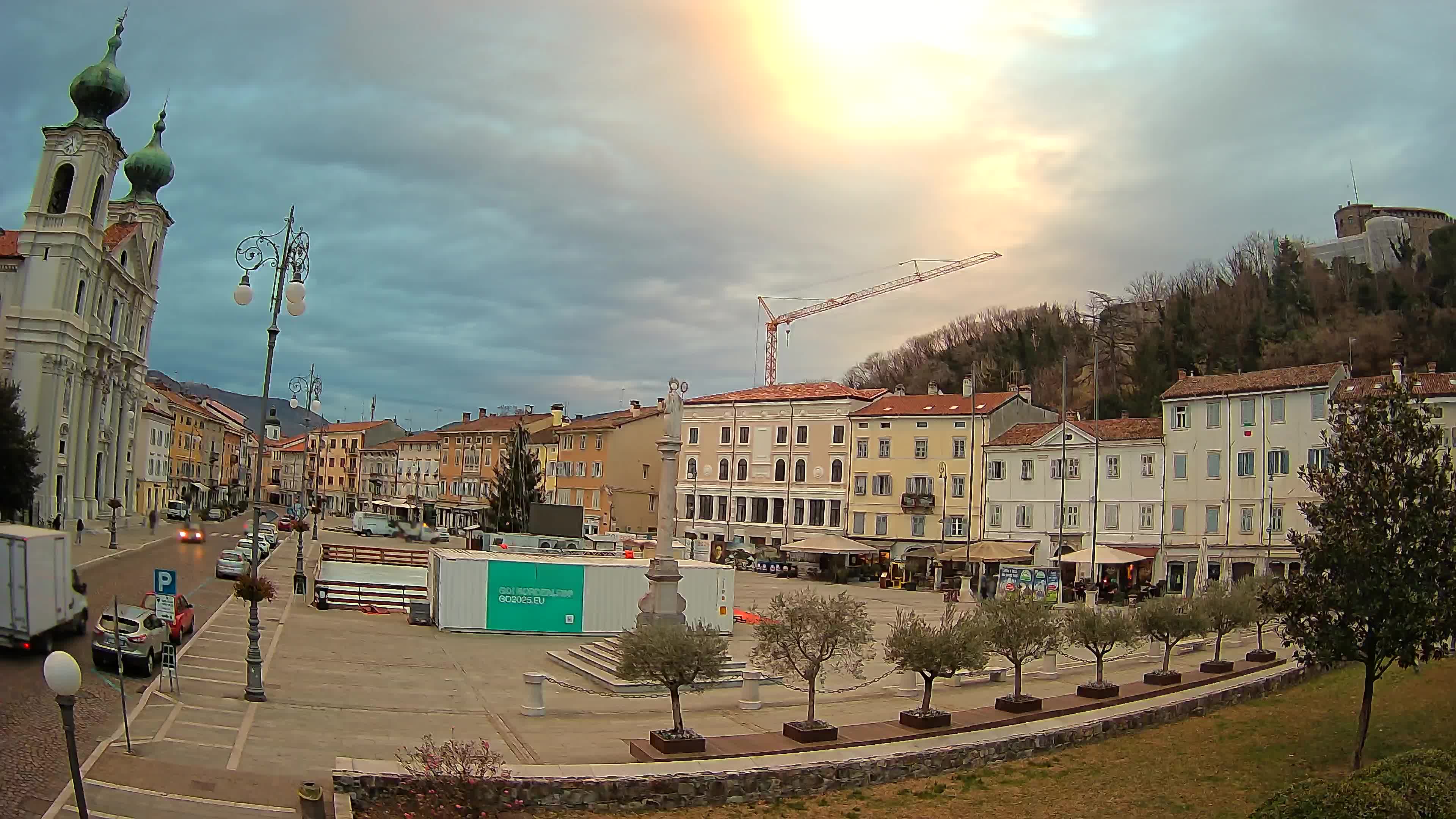 Webcam Gorizia Vittoria square – Cathedral of st. Ignazio