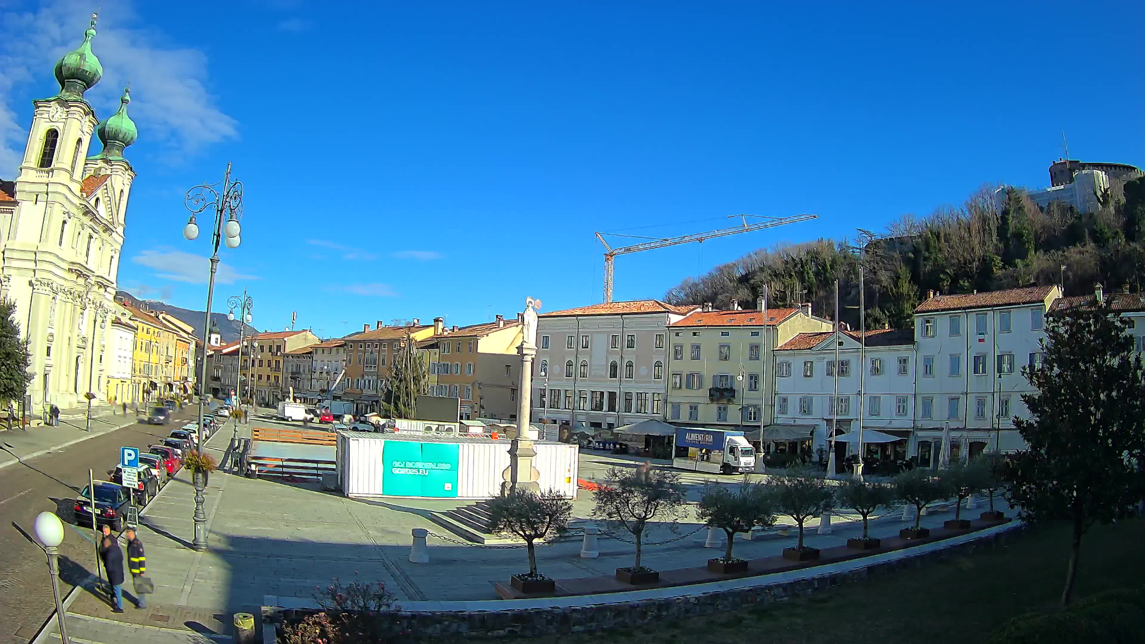 Webcam Gorizia Vittoria square – Cathedral of st. Ignazio