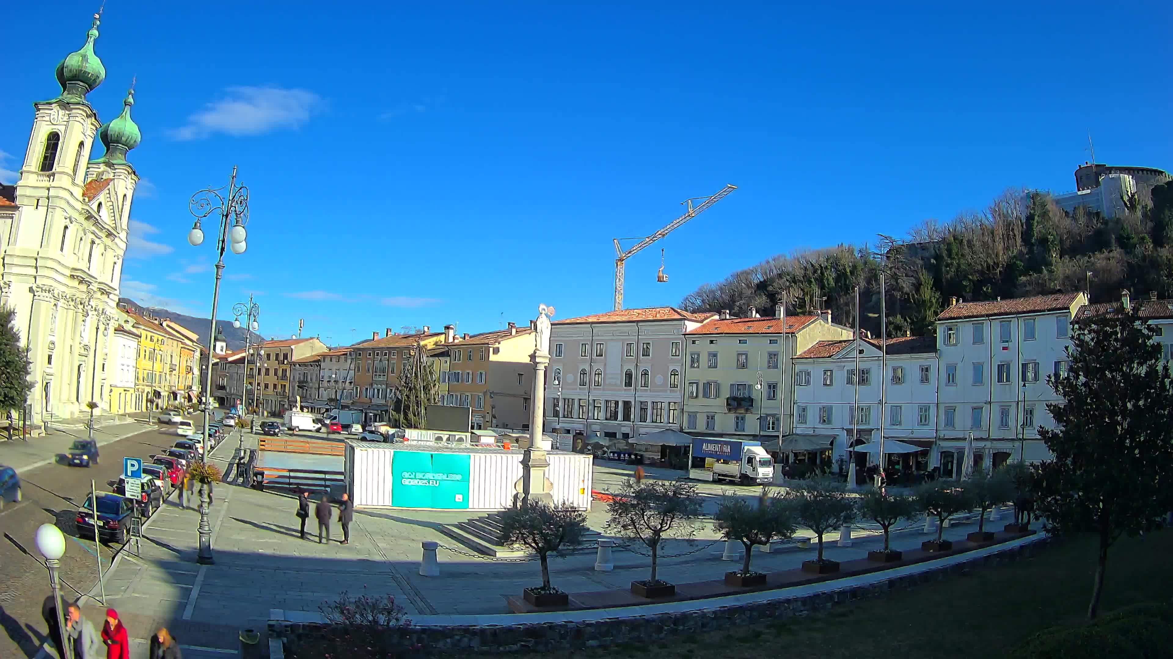 Webcam Gorizia Vittoria square – Cathedral of st. Ignazio