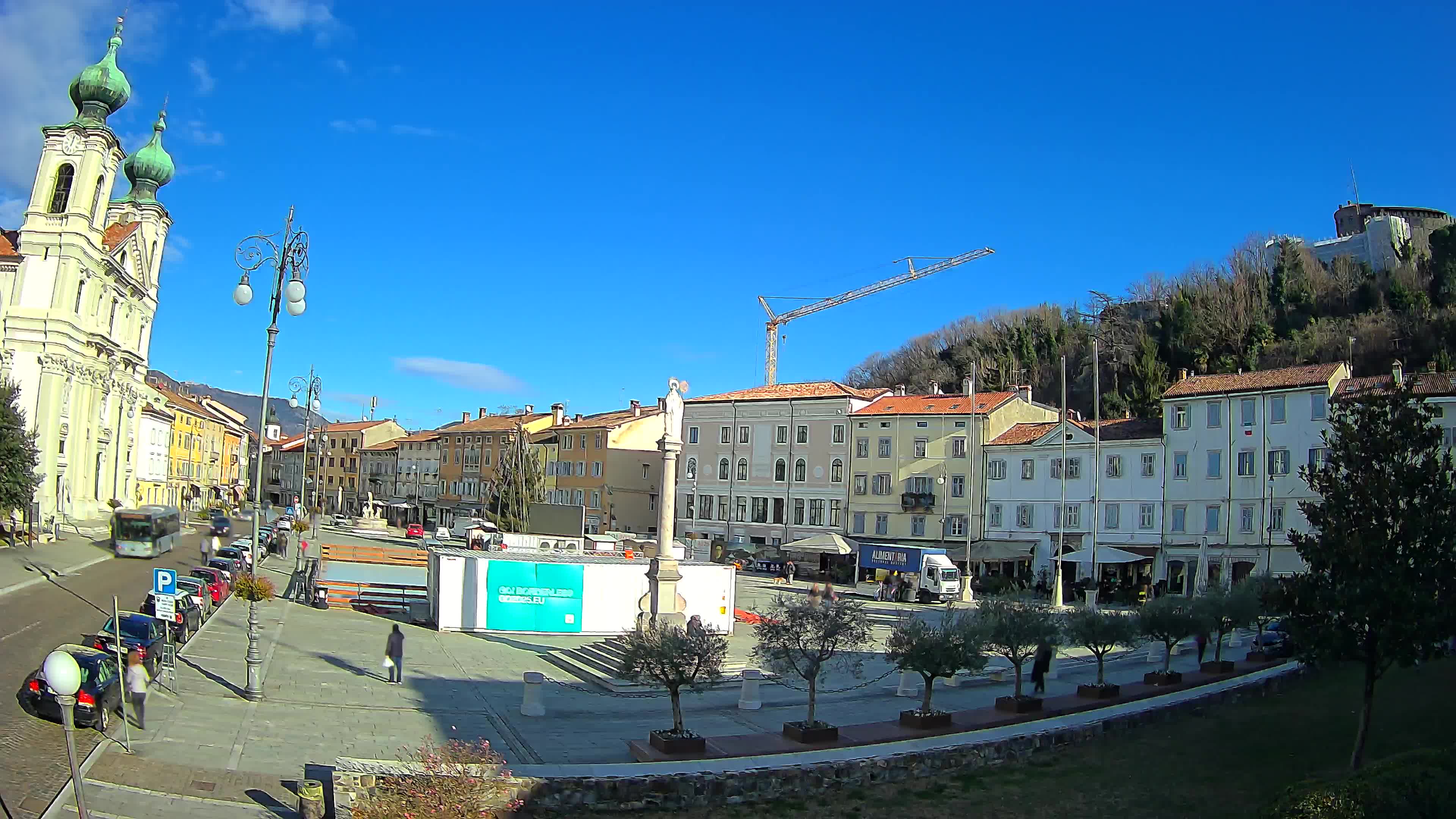 Webcam Gorizia Vittoria square – Cathedral of st. Ignazio