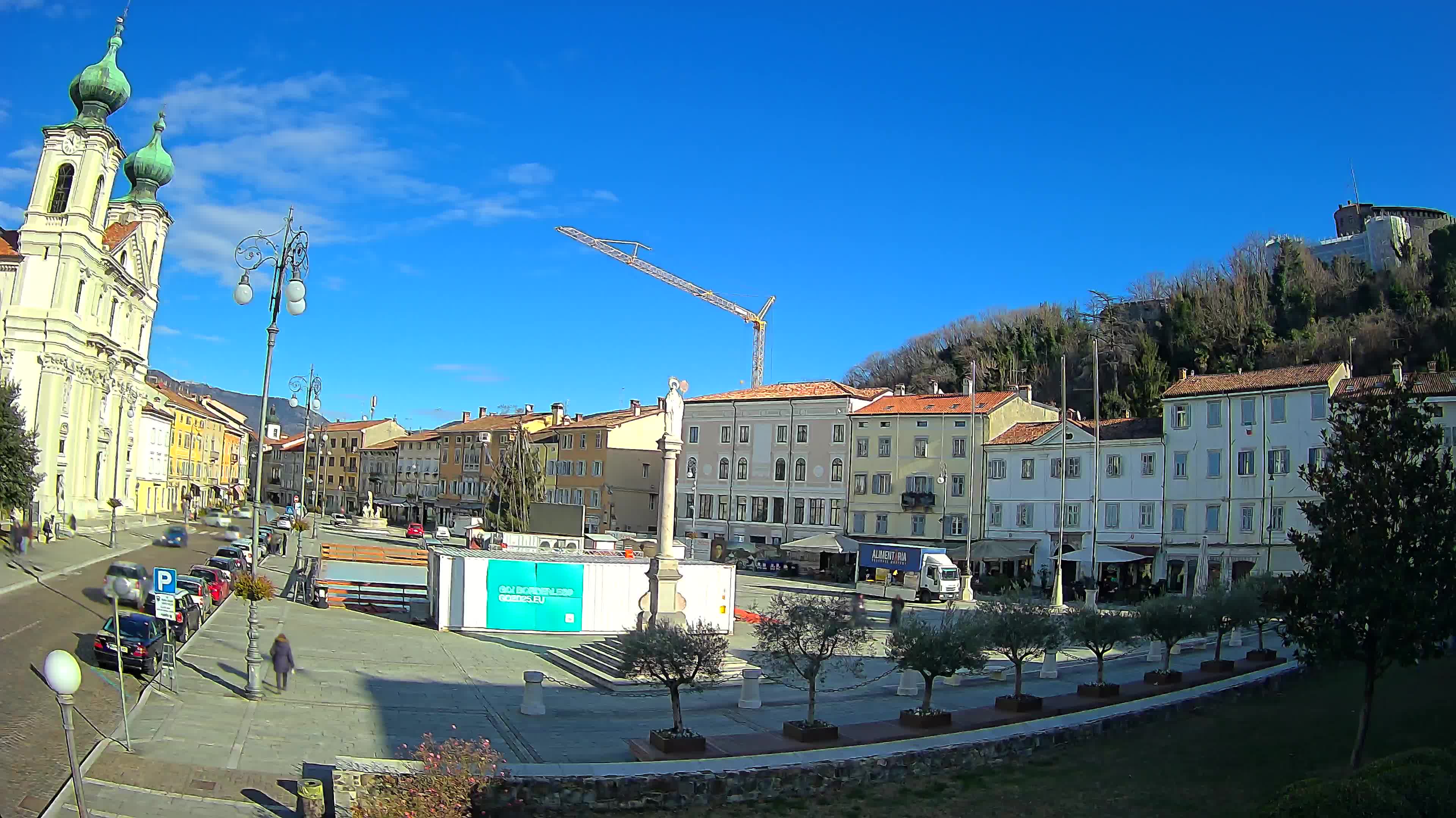 Webcam Gorizia Vittoria square – Cathedral of st. Ignazio