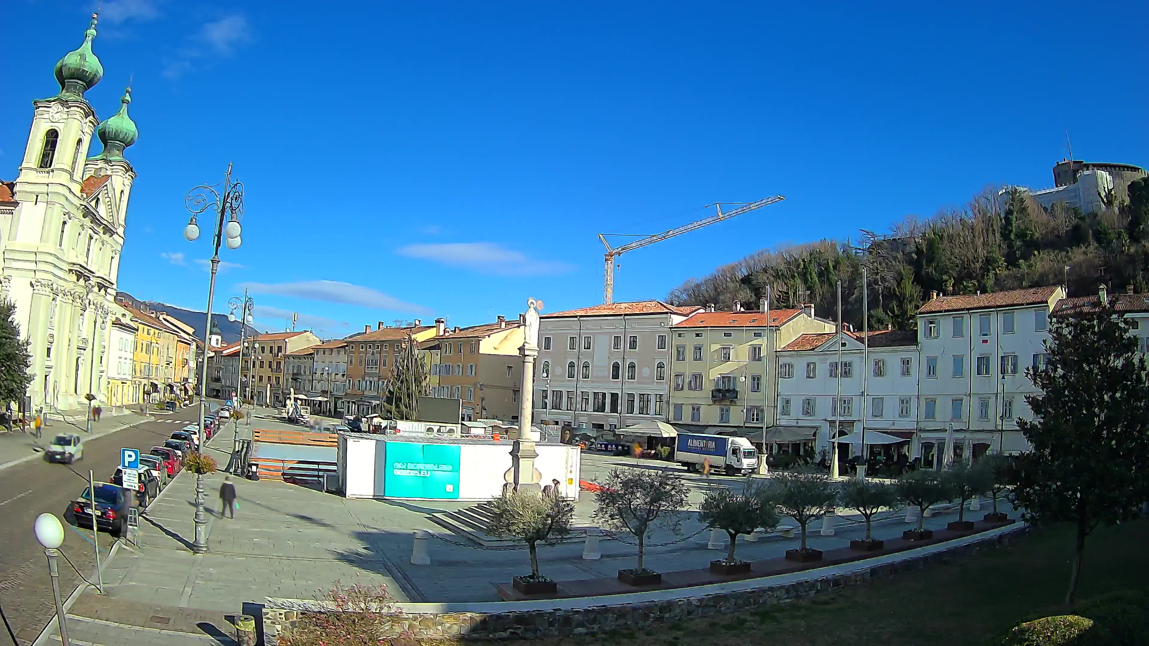 Webcam Gorizia Vittoria square – Cathedral of st. Ignazio