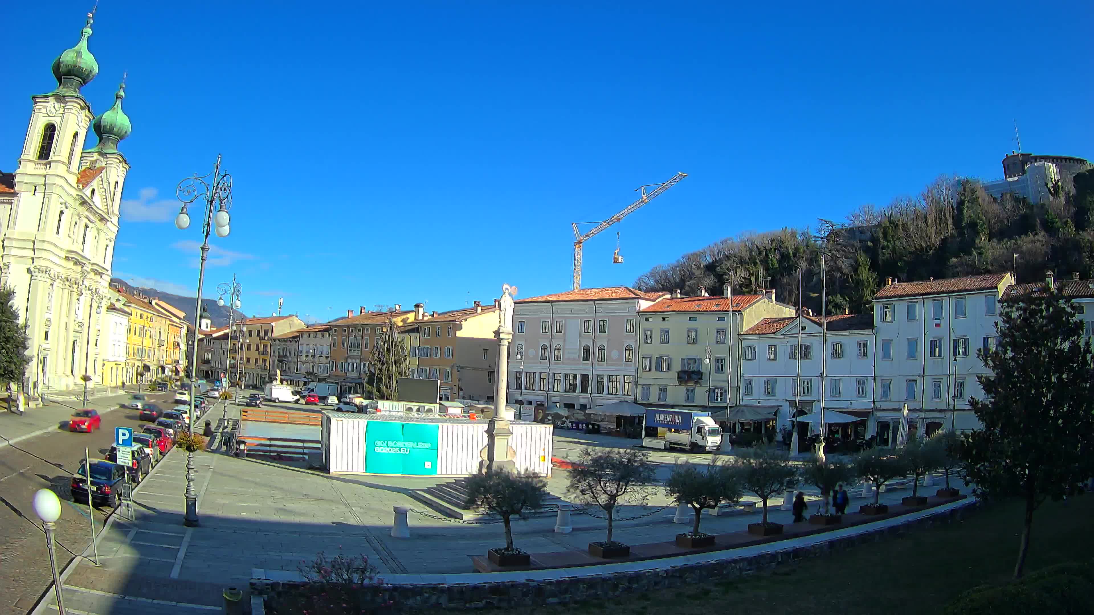 Webcam Gorizia Vittoria square – Cathedral of st. Ignazio