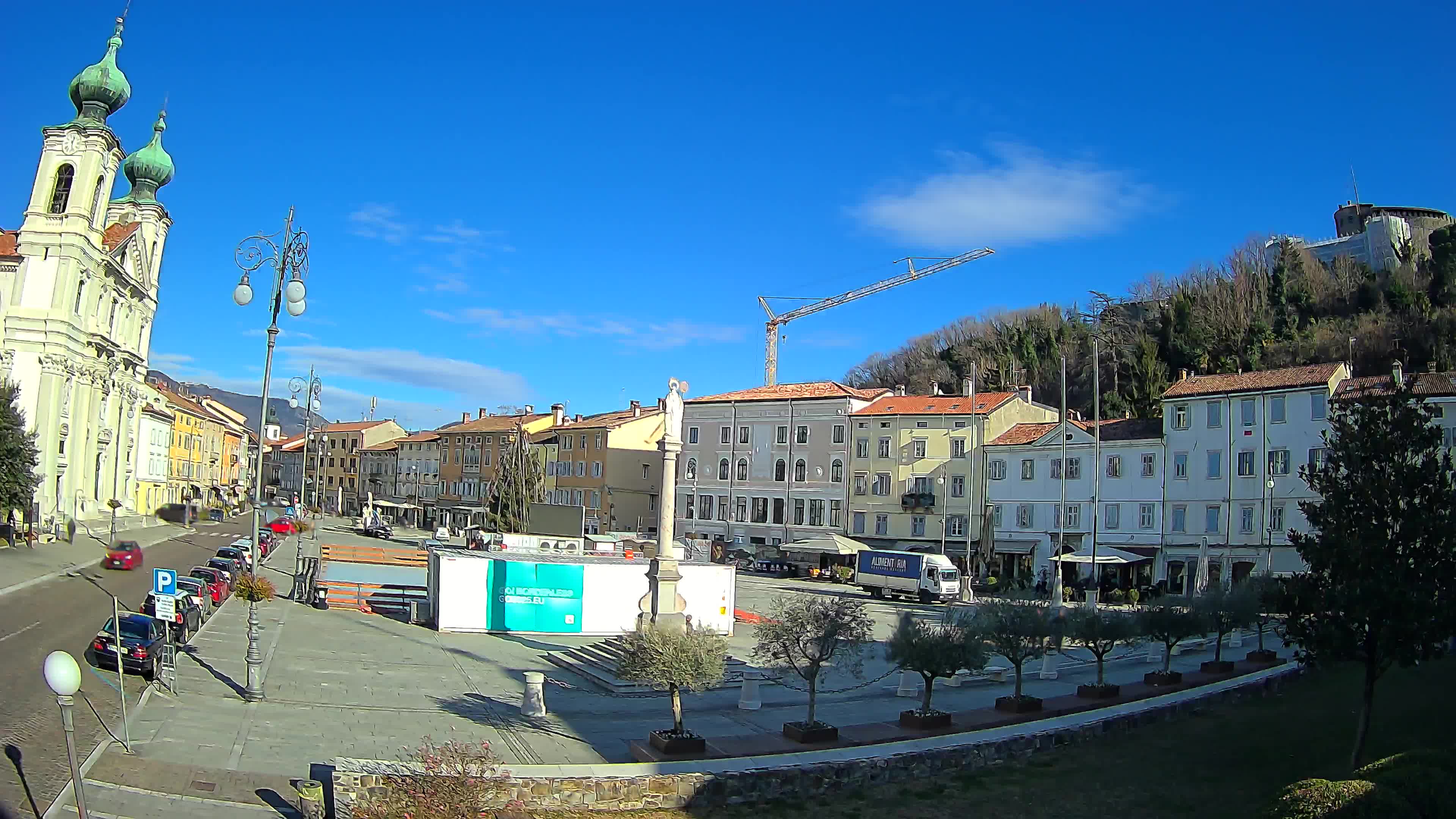 Webcam Gorizia Vittoria square – Cathedral of st. Ignazio