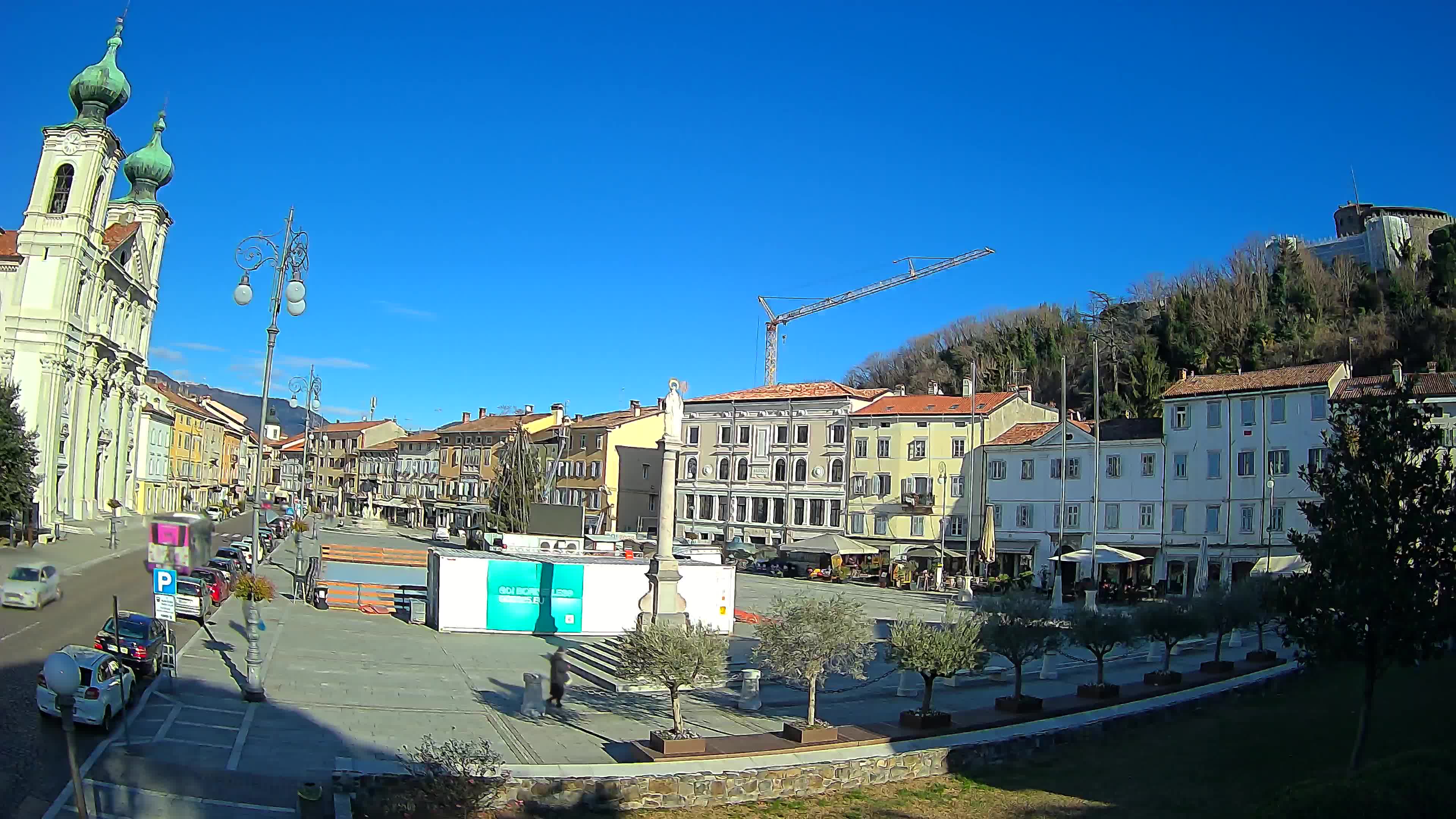 Webcam Gorizia Vittoria square – Cathedral of st. Ignazio