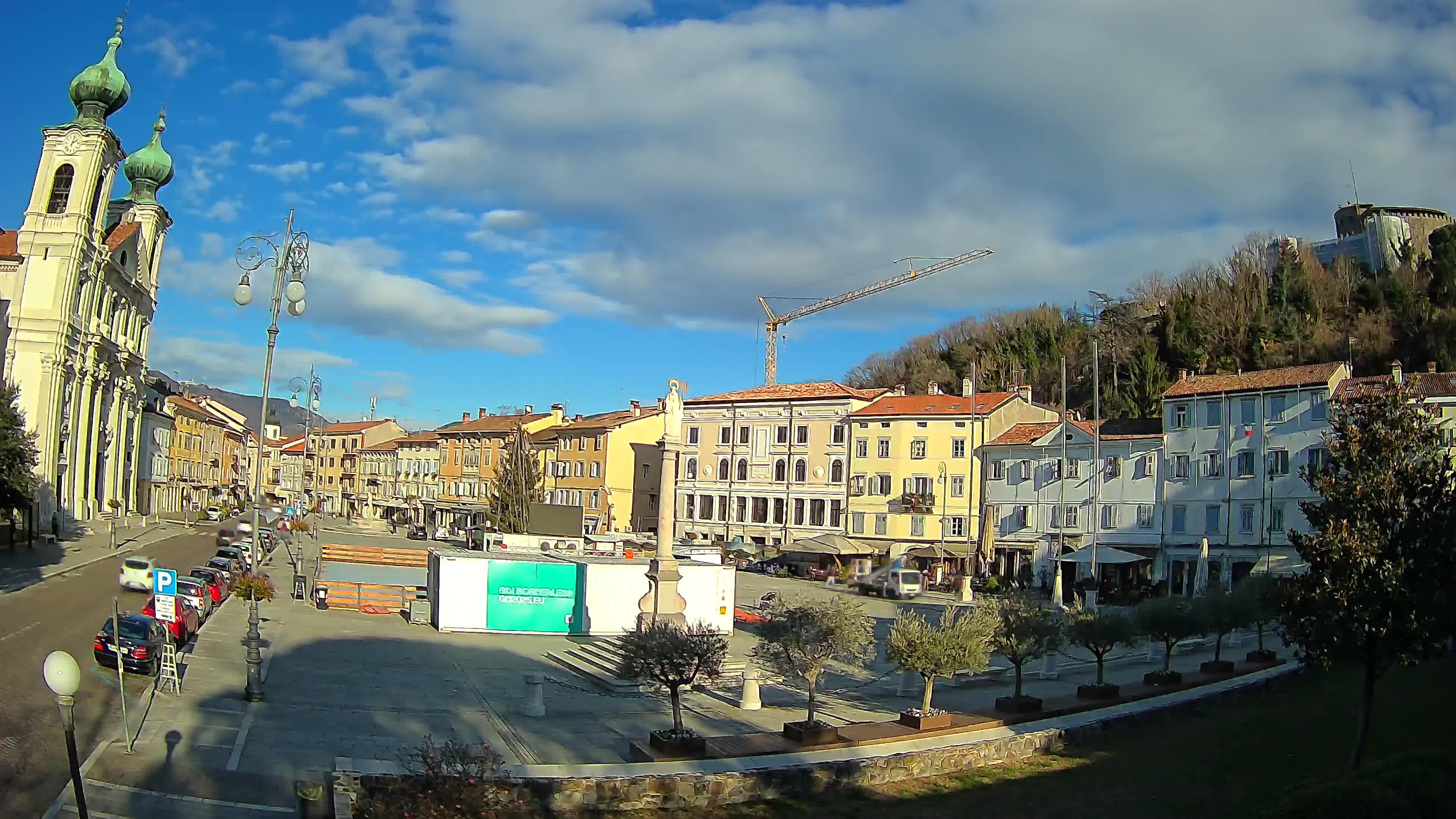 Webcam Gorizia Vittoria square – Cathedral of st. Ignazio