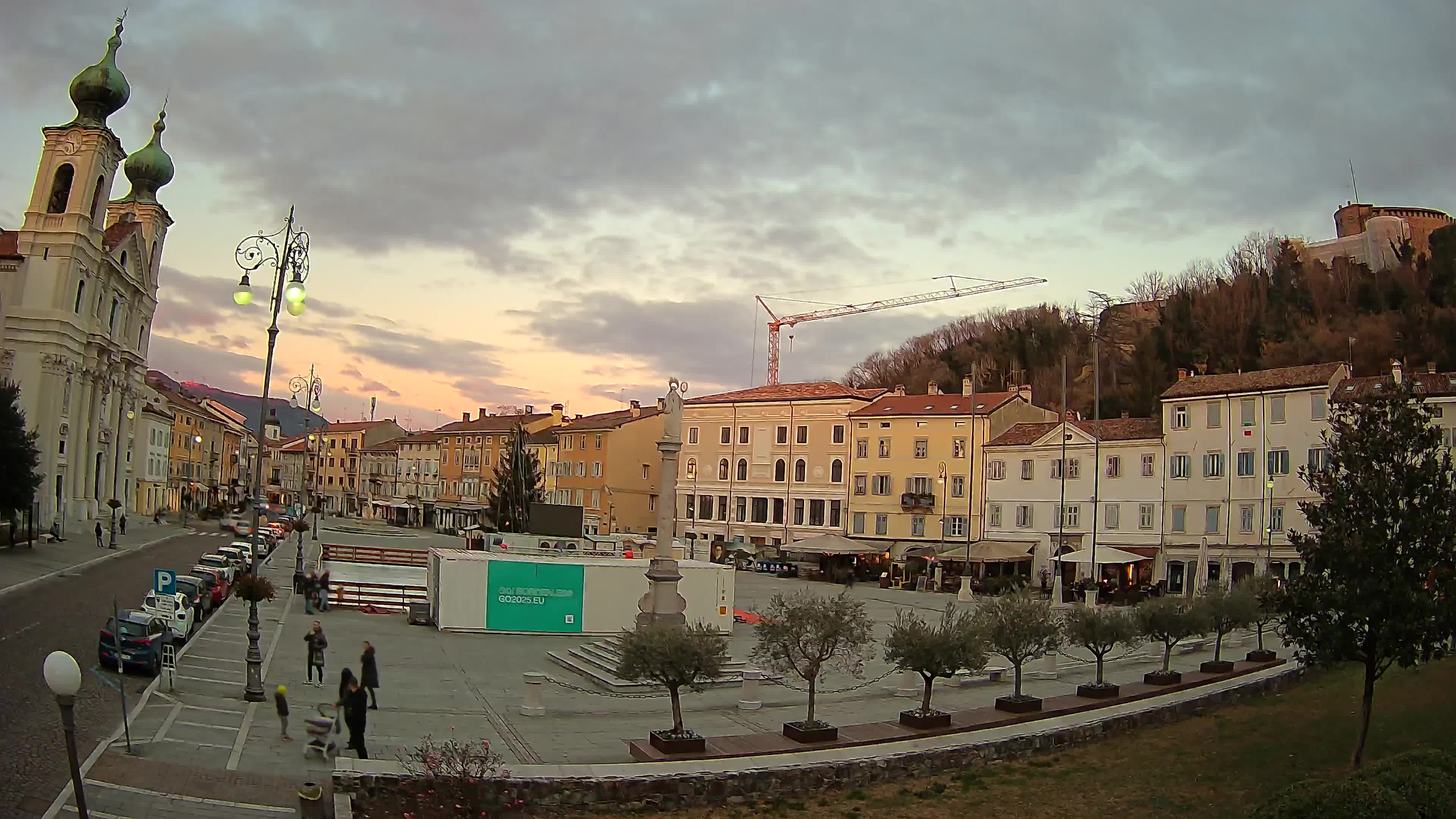 Webcam Gorizia Vittoria square – Cathedral of st. Ignazio