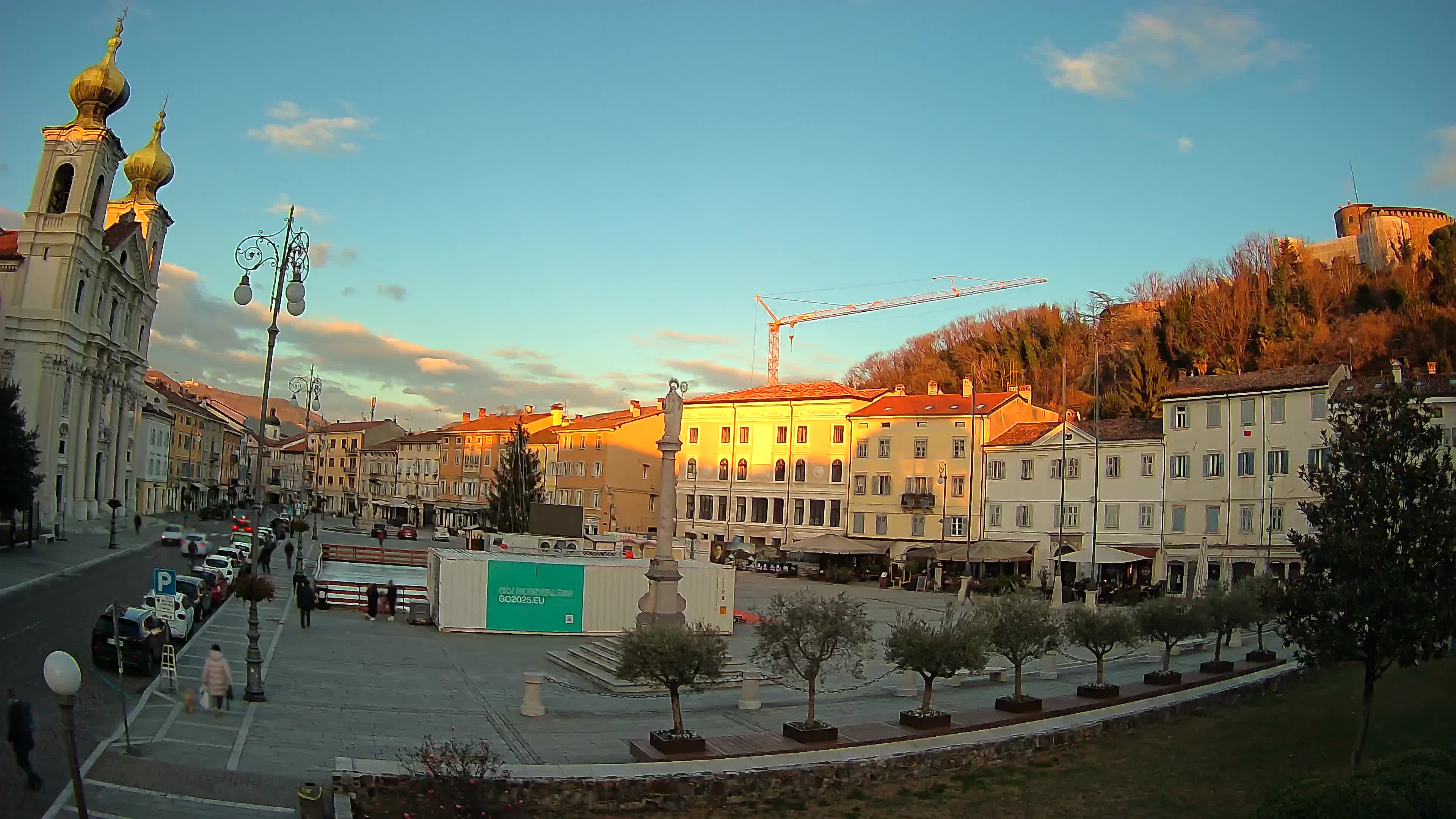 Webcam Gorizia Vittoria square – Cathedral of st. Ignazio