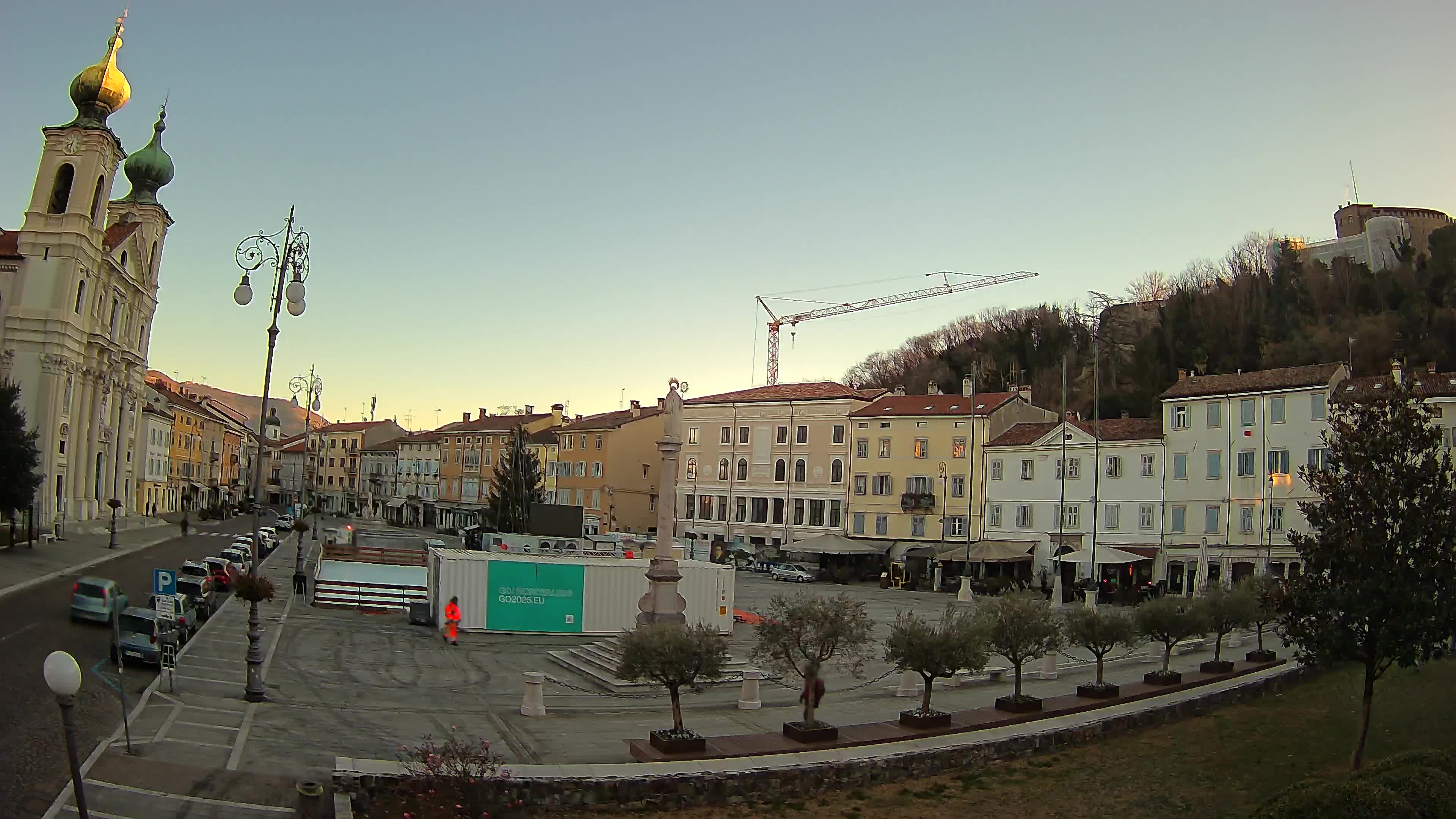 Webcam Gorizia Vittoria square – Cathedral of st. Ignazio