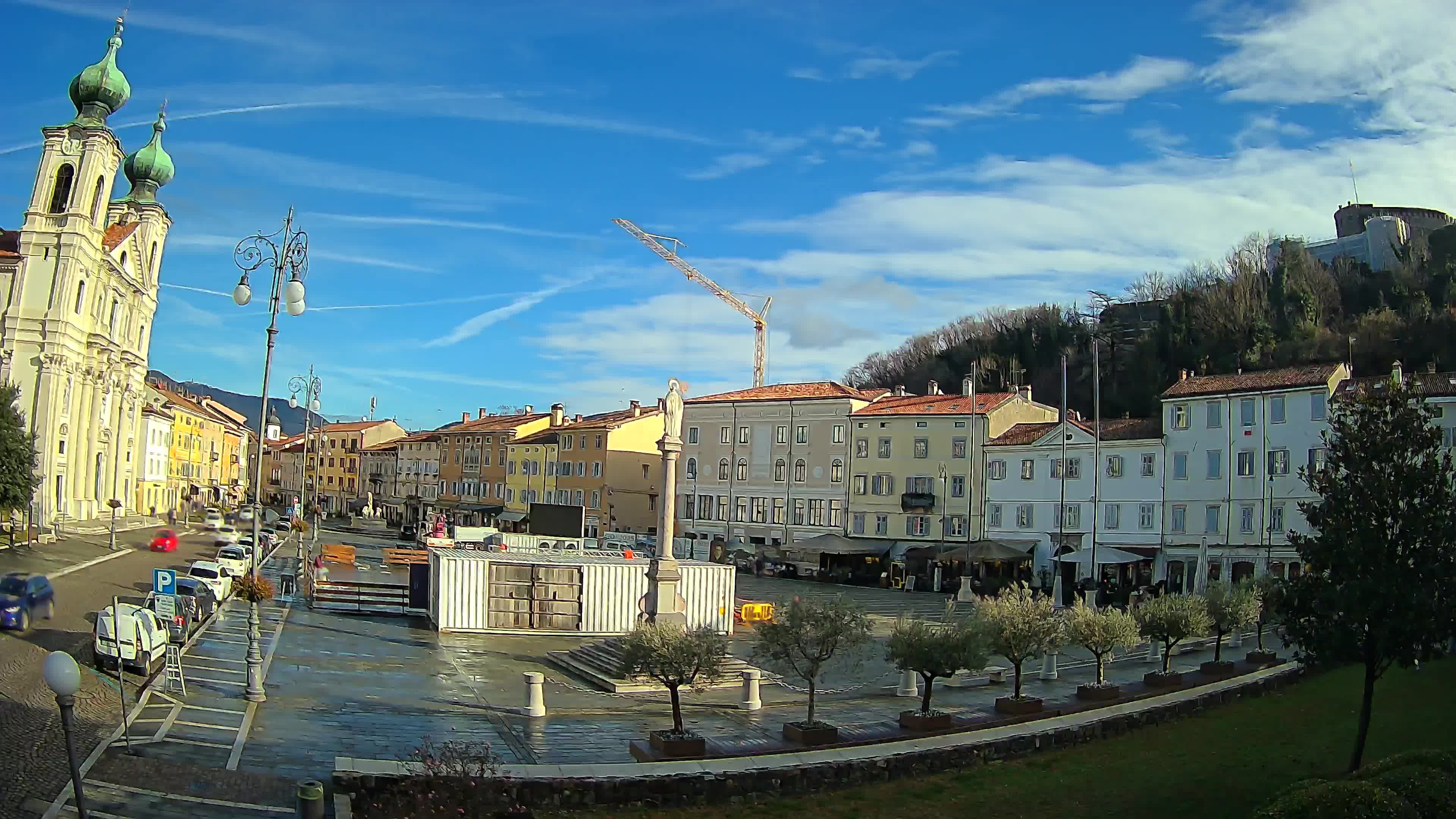 Webcam Gorizia Vittoria square – Cathedral of st. Ignazio