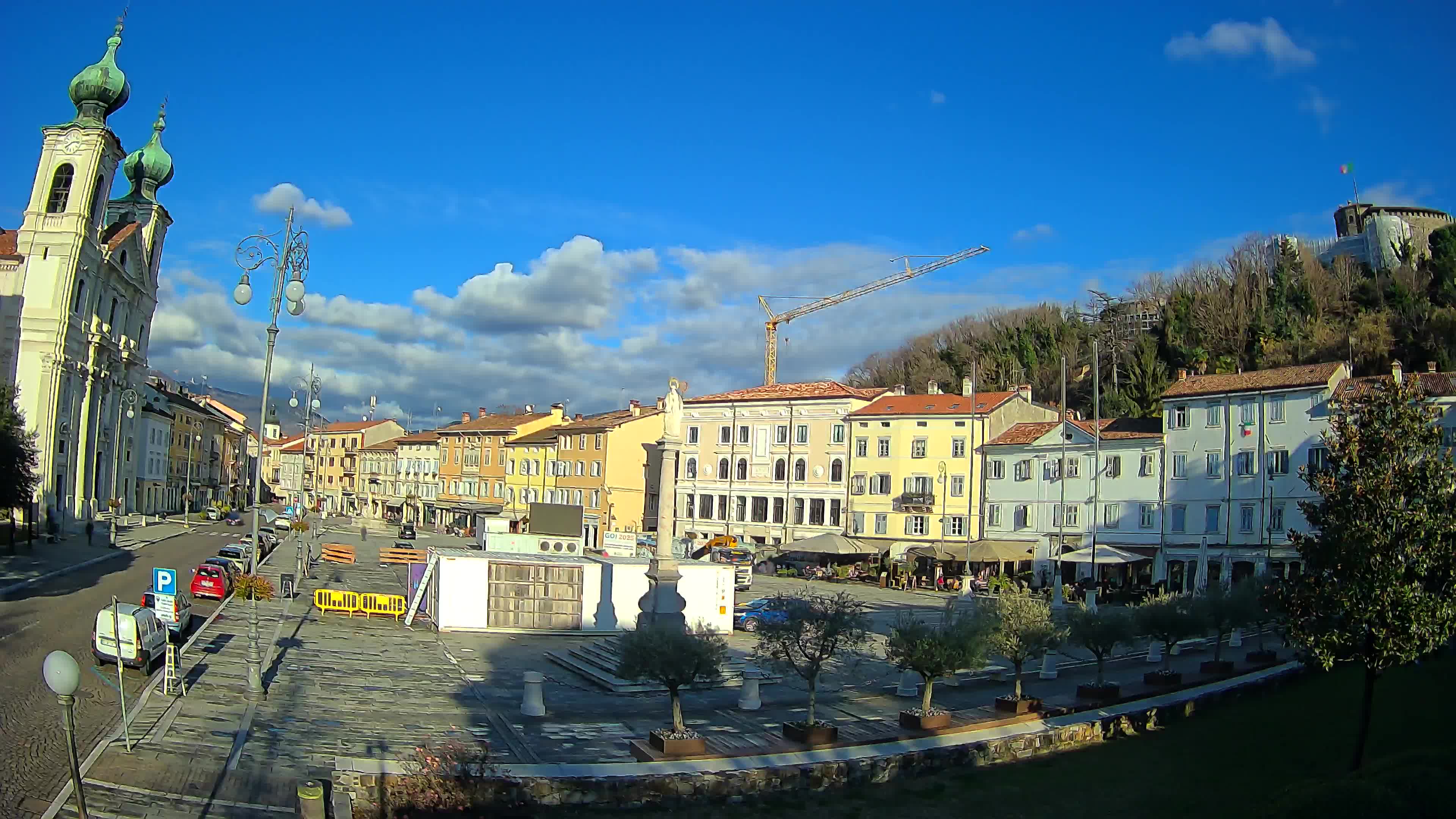 Webcam Gorizia Vittoria square – Cathedral of st. Ignazio