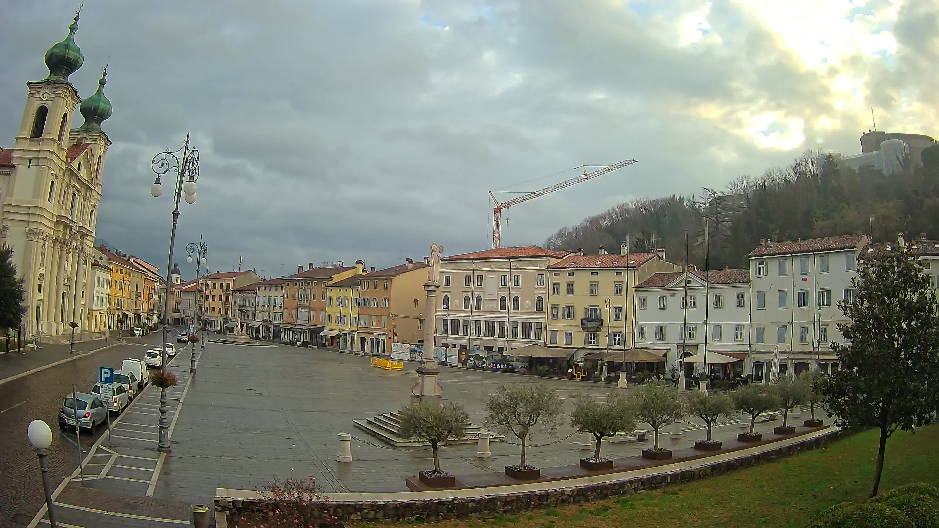 Webcam Gorizia Vittoria square – Cathedral of st. Ignazio