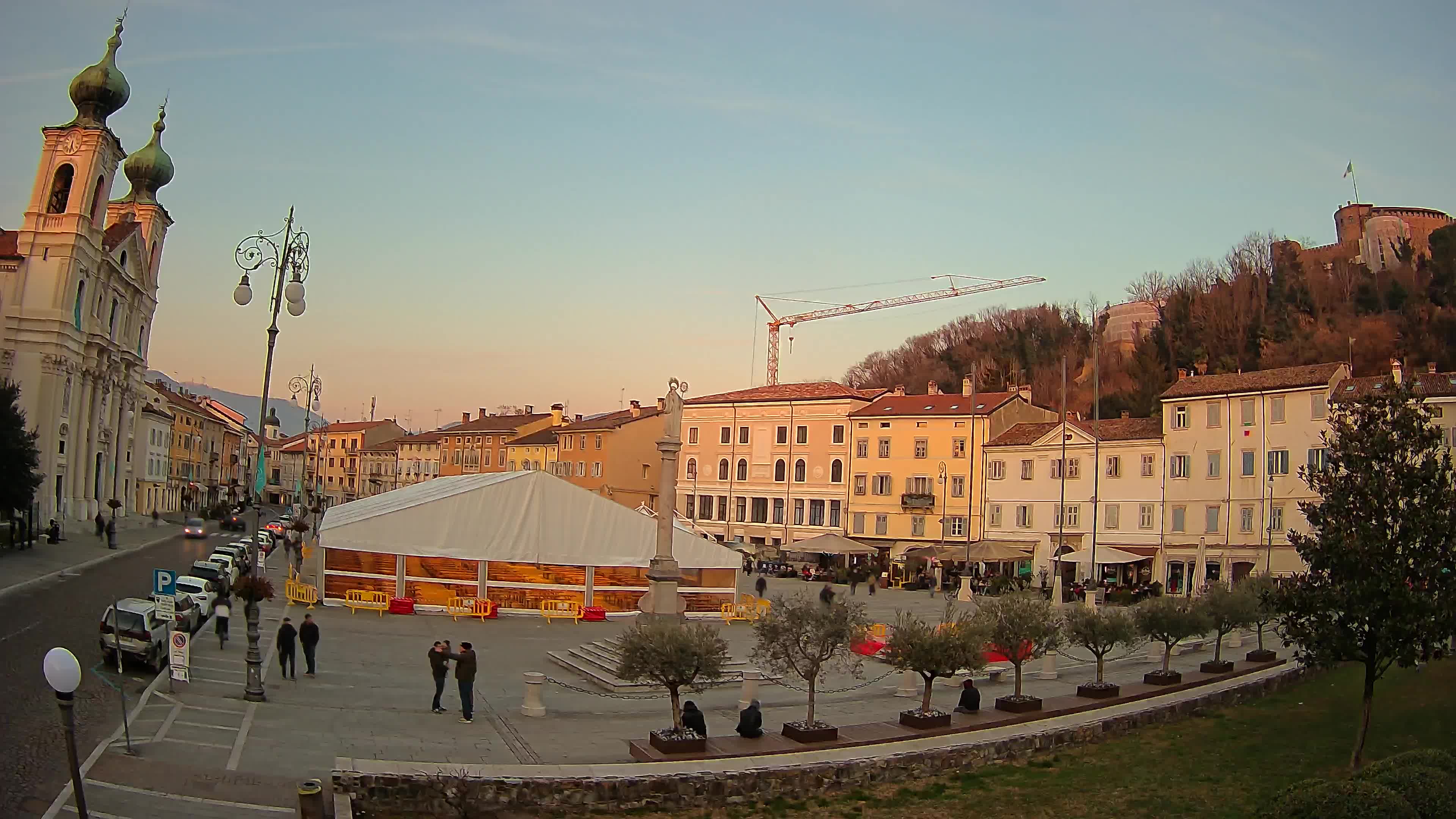 Gorizia – Plaza Vittoria – Catedral de San Pedro. Ignacio