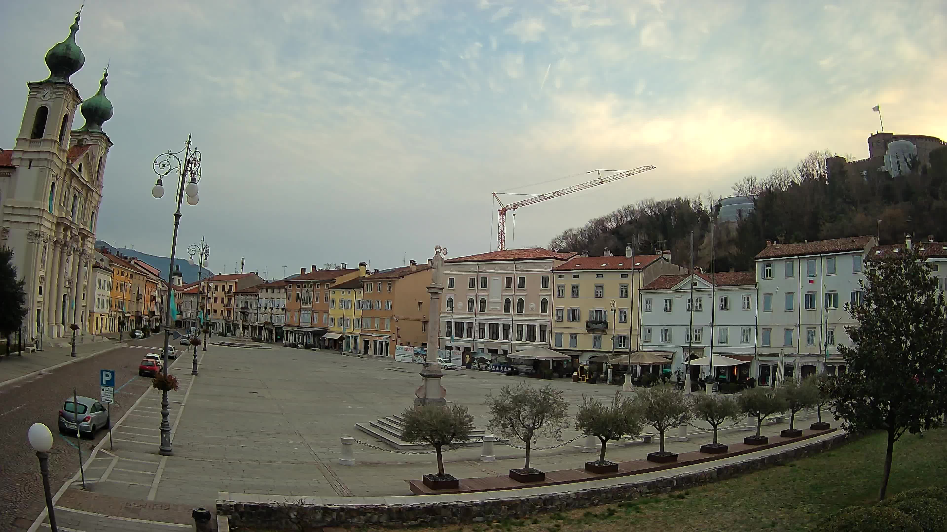 Webcam Gorizia Vittoria square – Cathedral of st. Ignazio