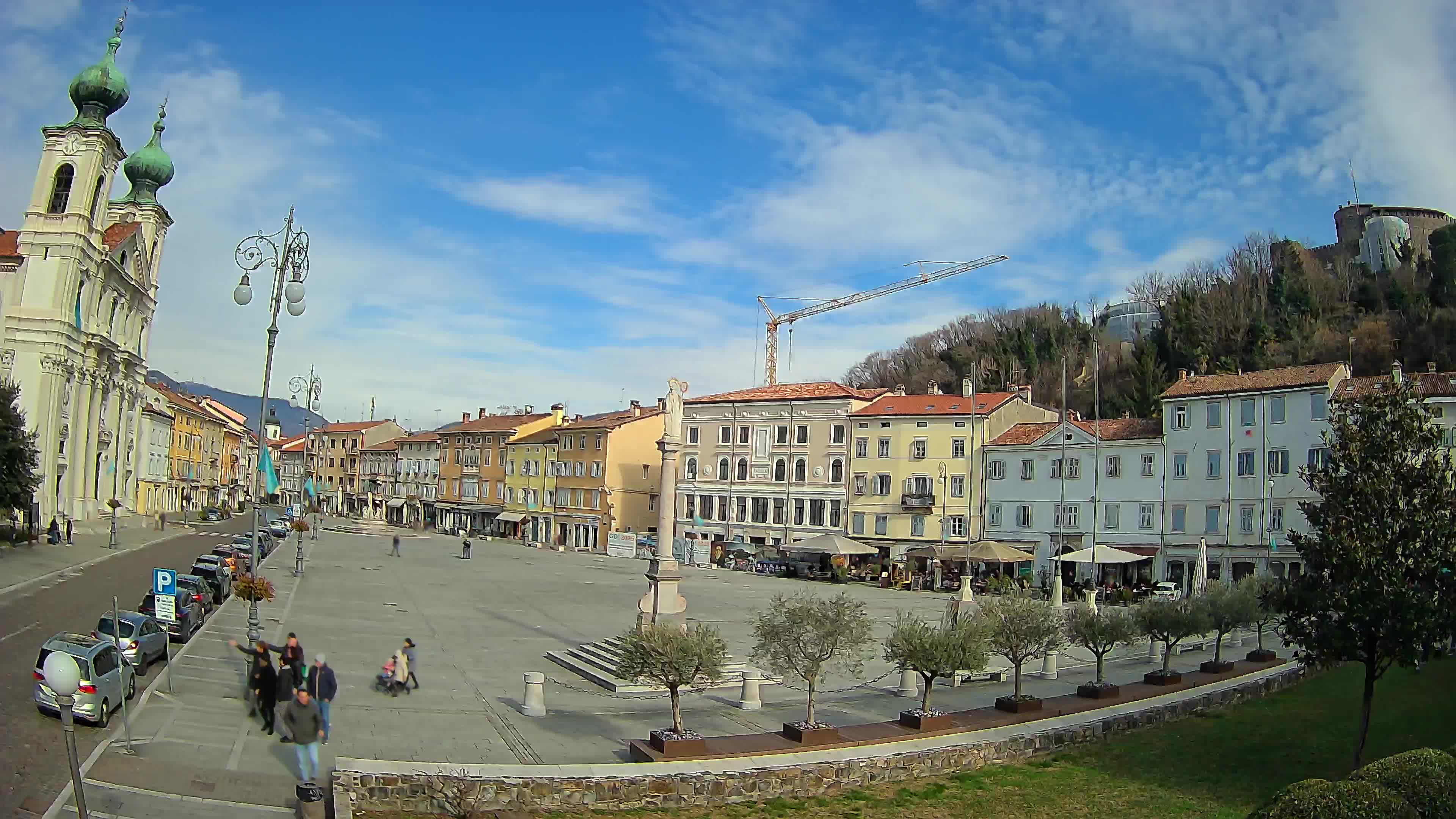 Webcam Gorizia Vittoria square – Cathedral of st. Ignazio