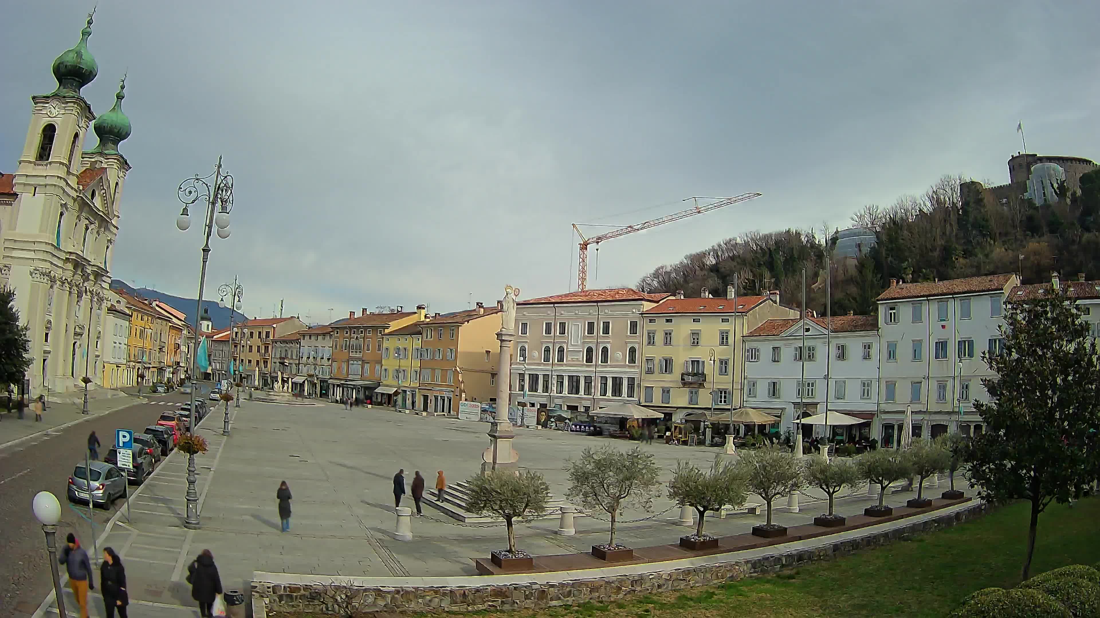 Webcam Gorizia Vittoria square – Cathedral of st. Ignazio