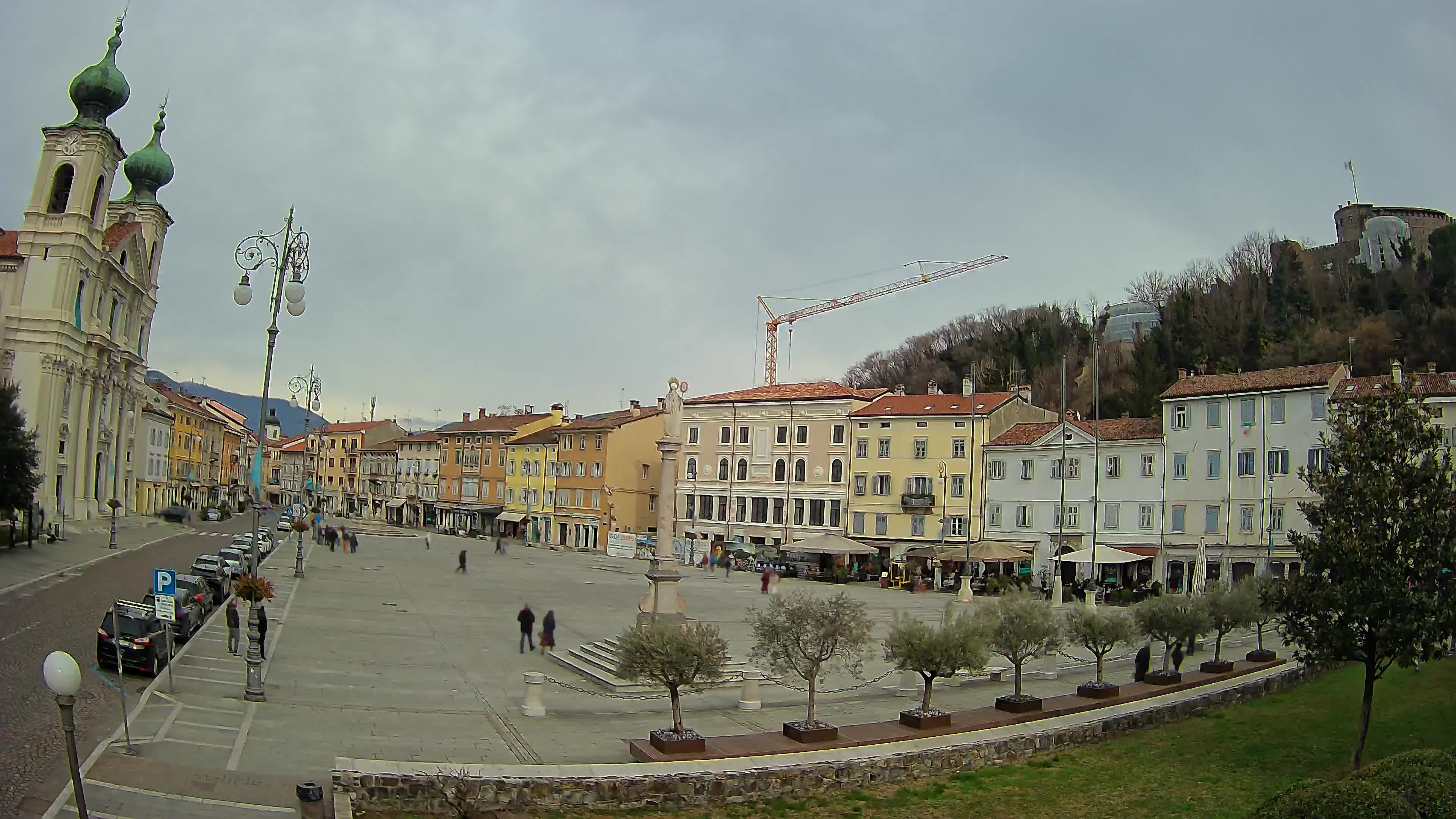 Webcam Gorizia Vittoria square – Cathedral of st. Ignazio