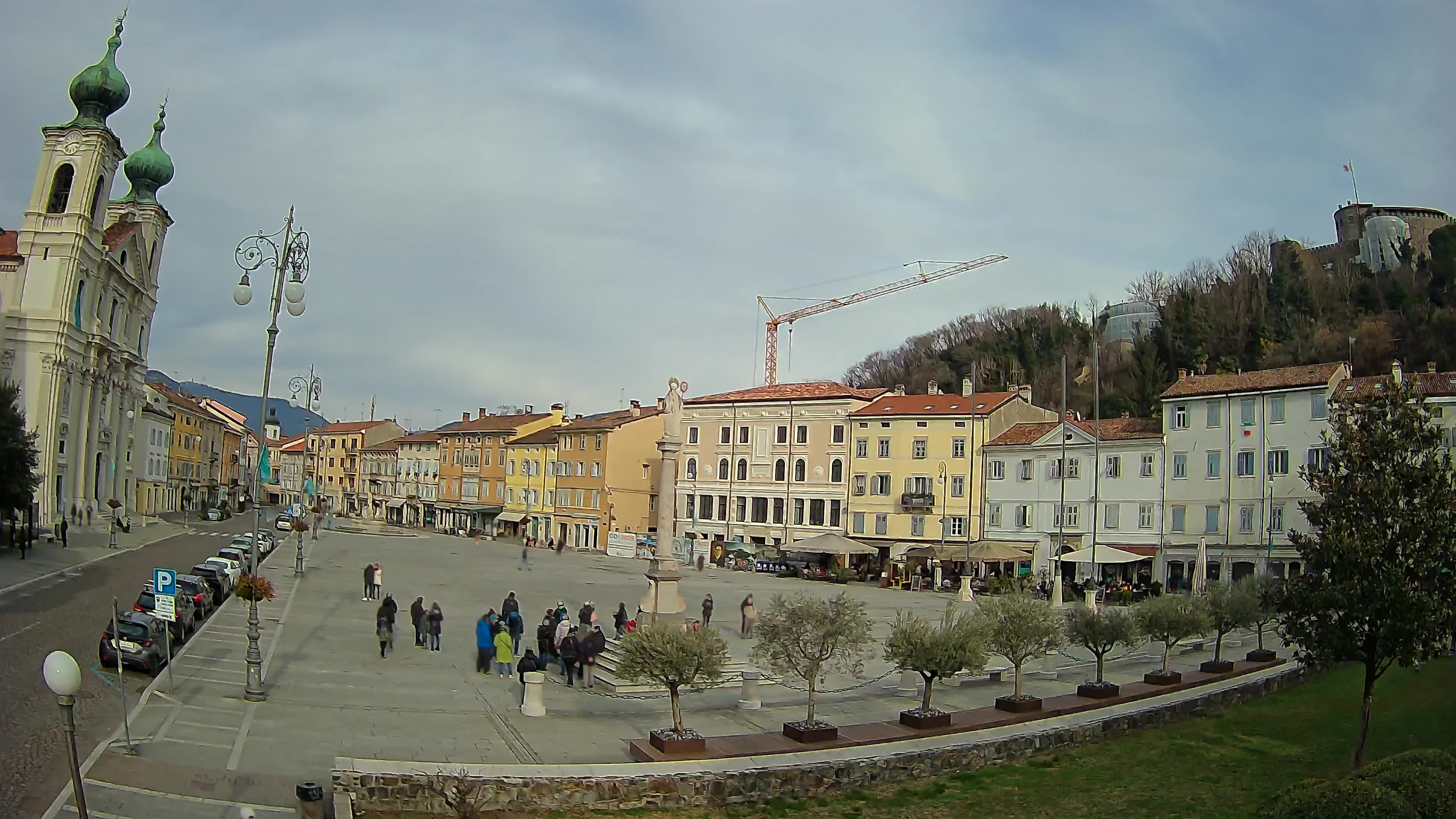 Webcam Gorizia Vittoria square – Cathedral of st. Ignazio