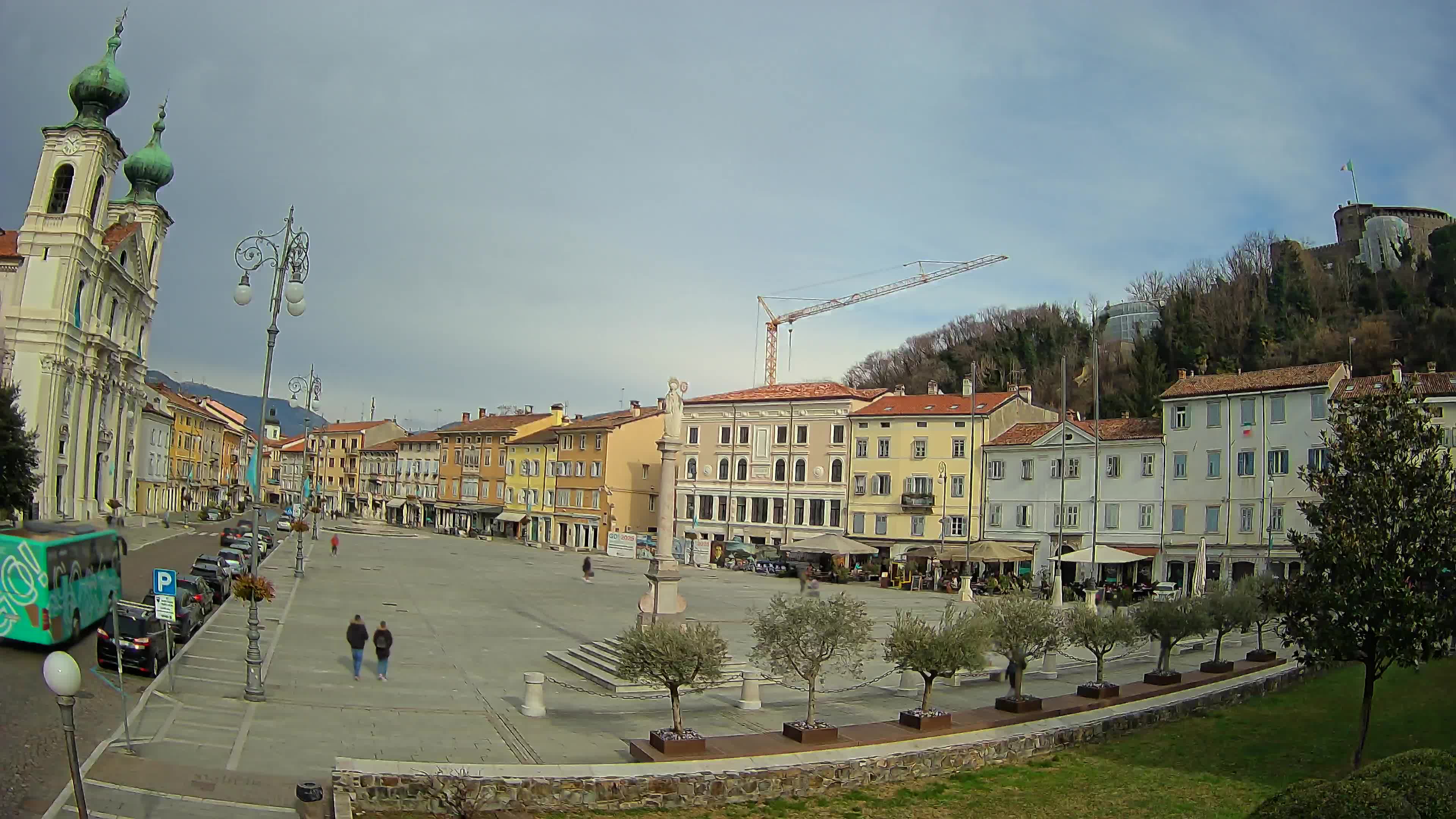 Webcam Gorizia Piazza della Vittoria e Duomo di S. Ignazio