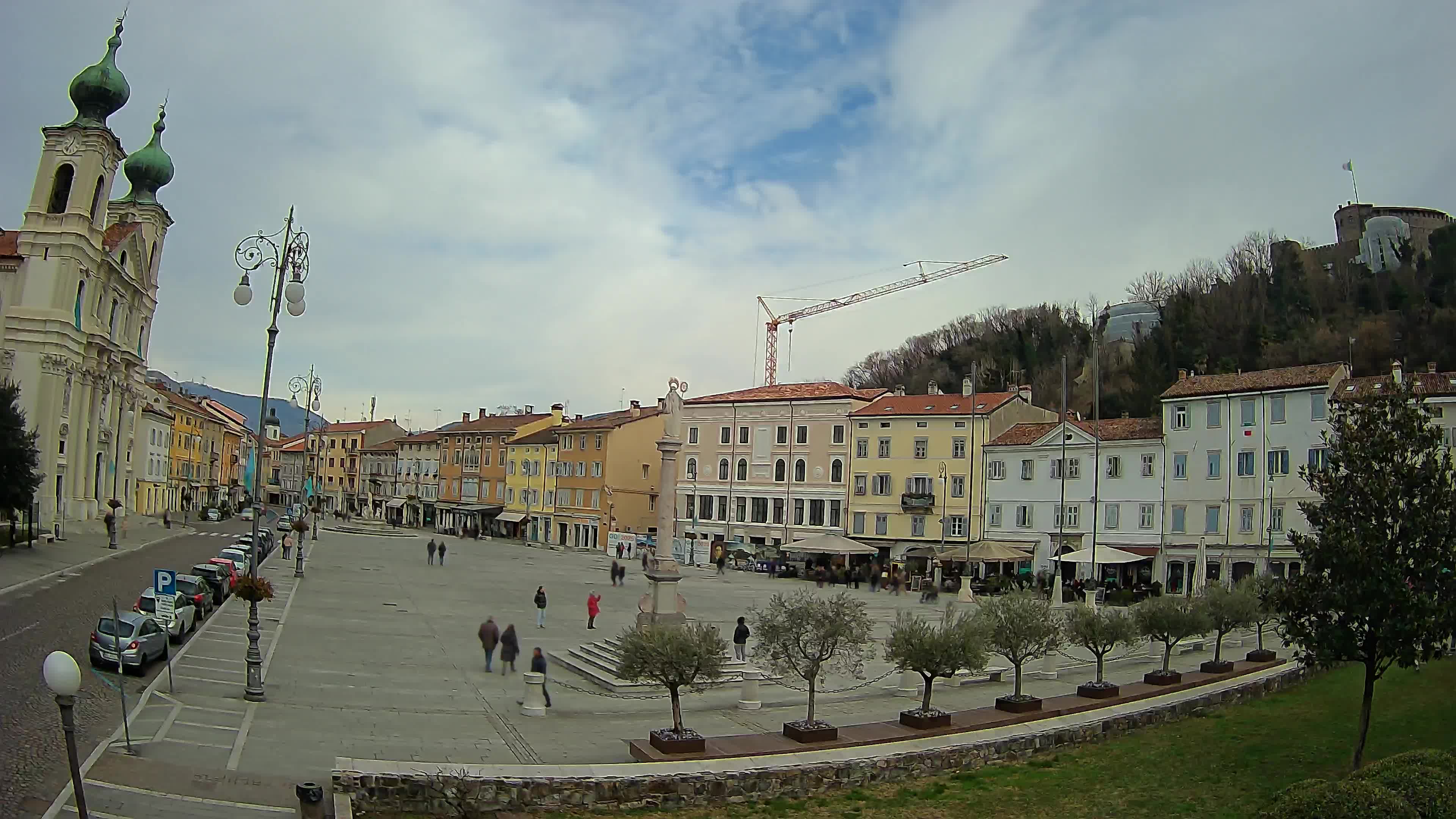 Webcam Gorizia Vittoria square – Cathedral of st. Ignazio