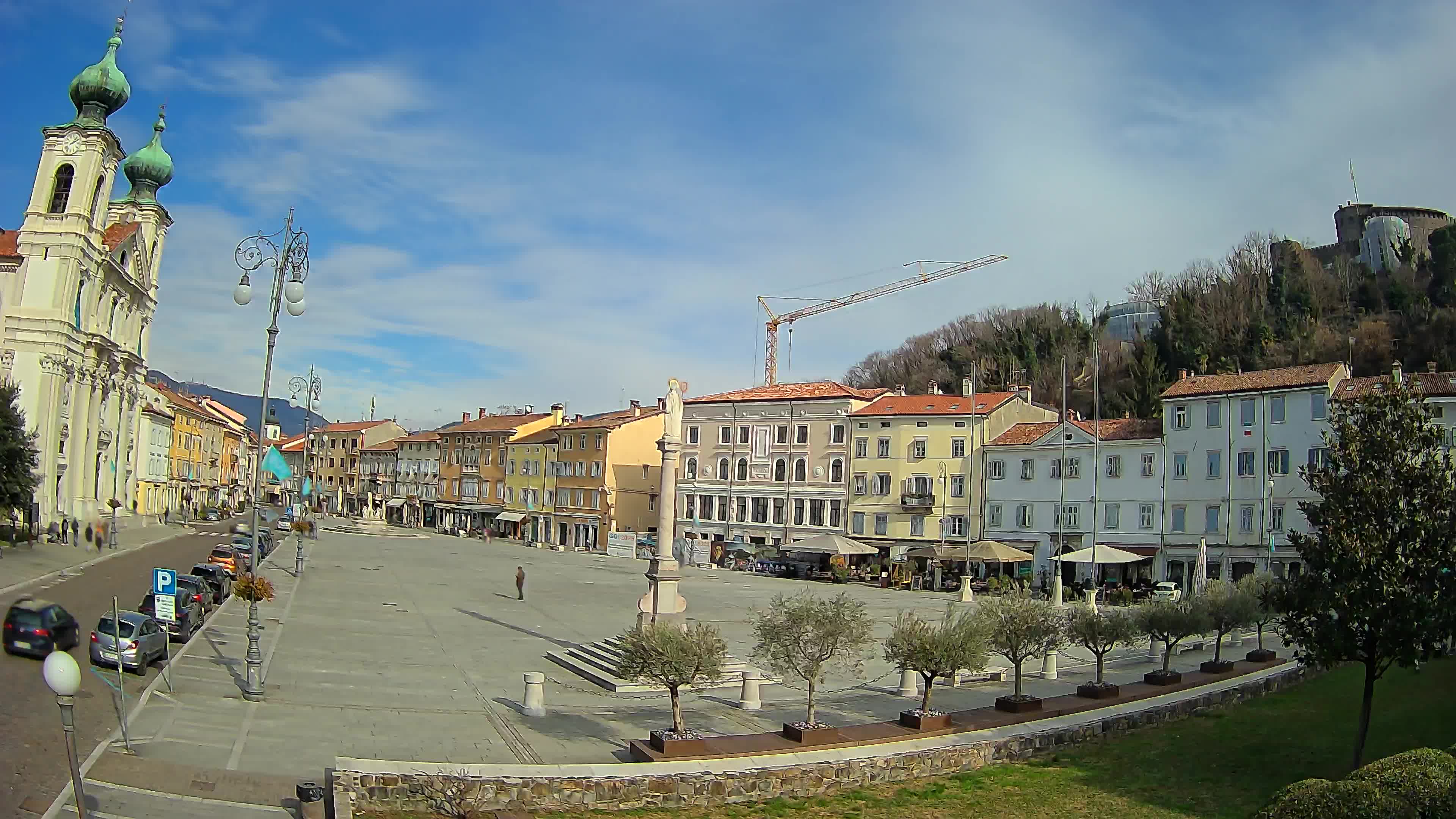 Webcam Gorizia Vittoria square – Cathedral of st. Ignazio