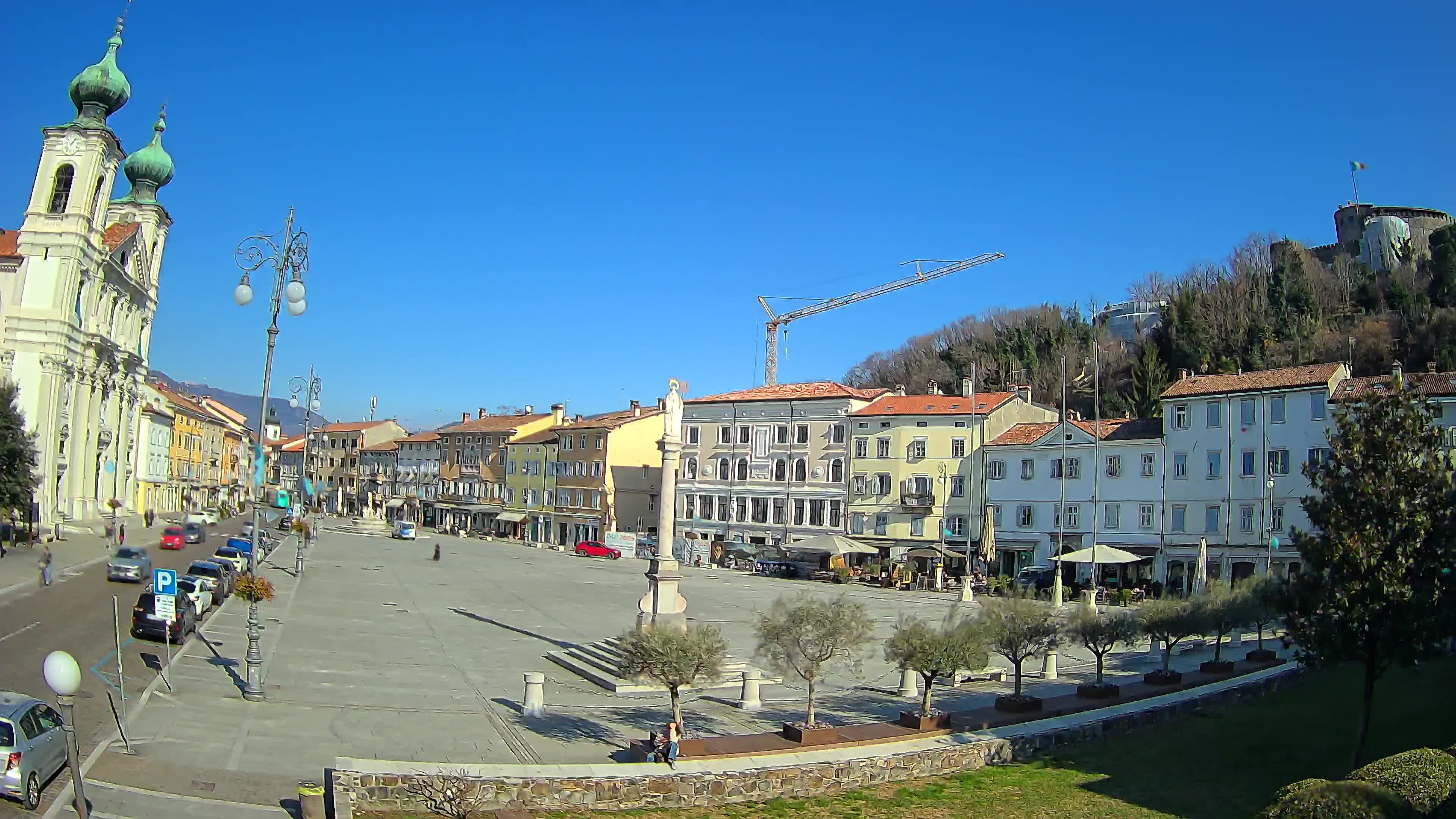 Webcam Gorizia Vittoria square – Cathedral of st. Ignazio